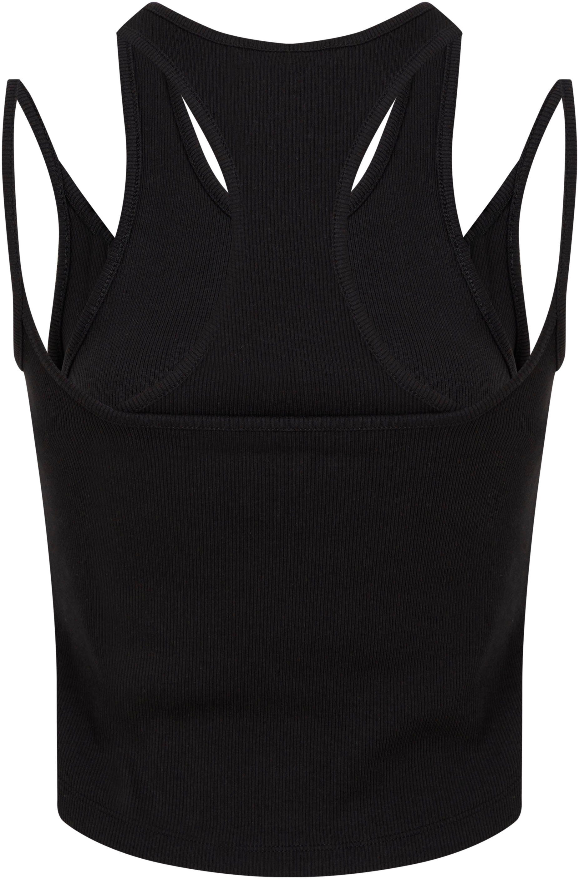 Calvin Klein Tanktop BADGE RIB DOUBLE LAYER TANK TOP