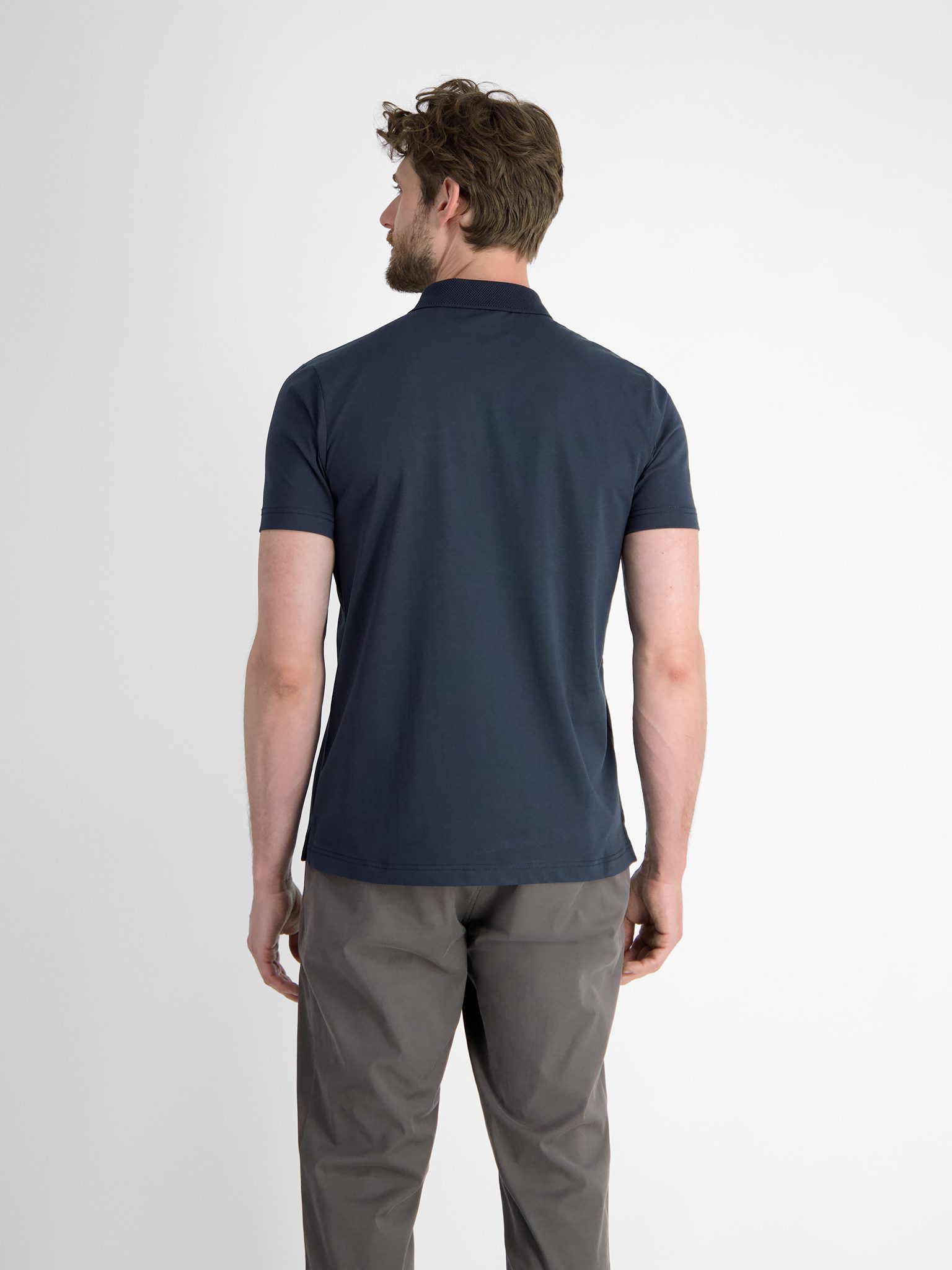 Lerros Poloshirt met geborduurd logo
