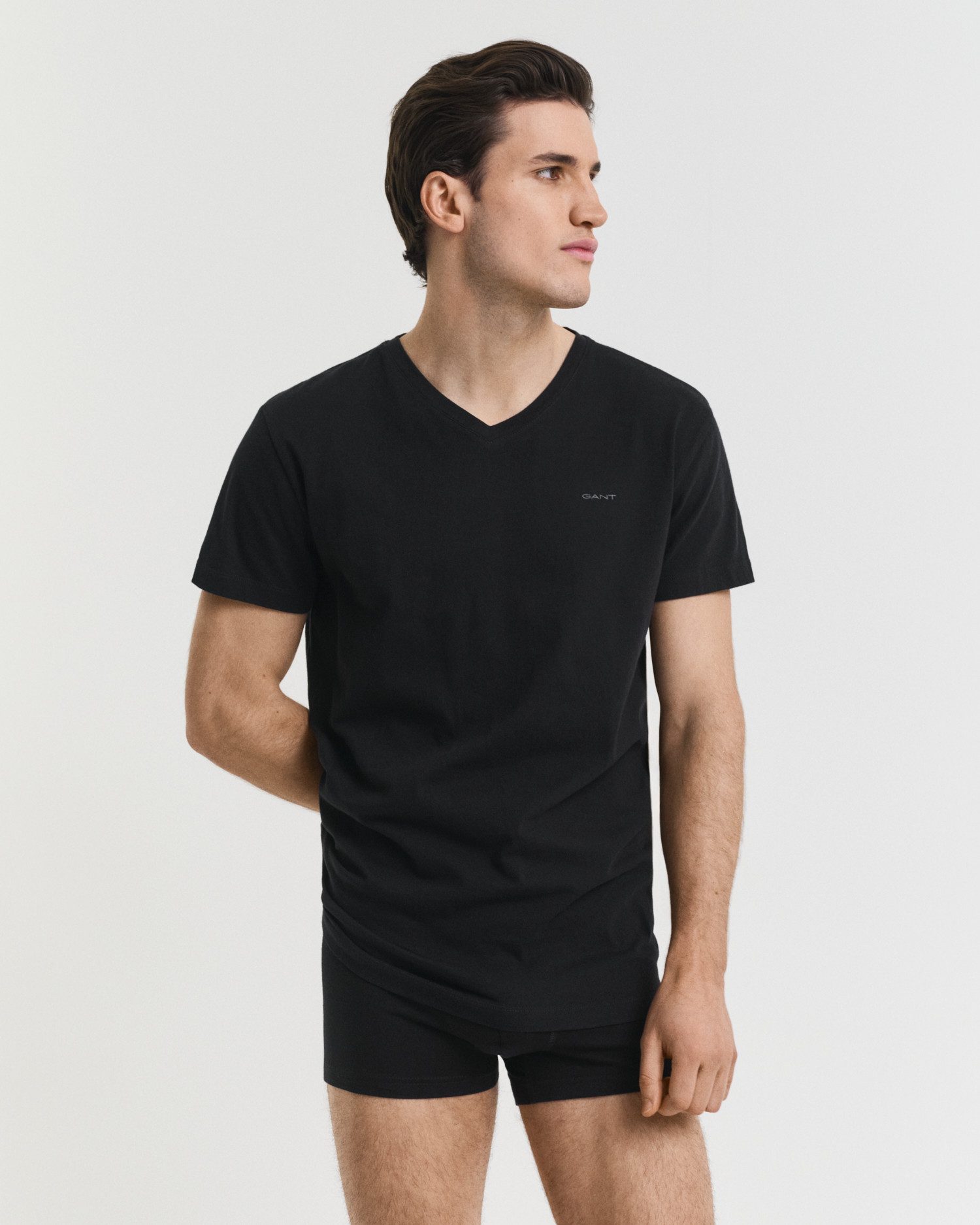 Gant Shirt met korte mouwen V-NECK T-SHIRT 2-PACK
