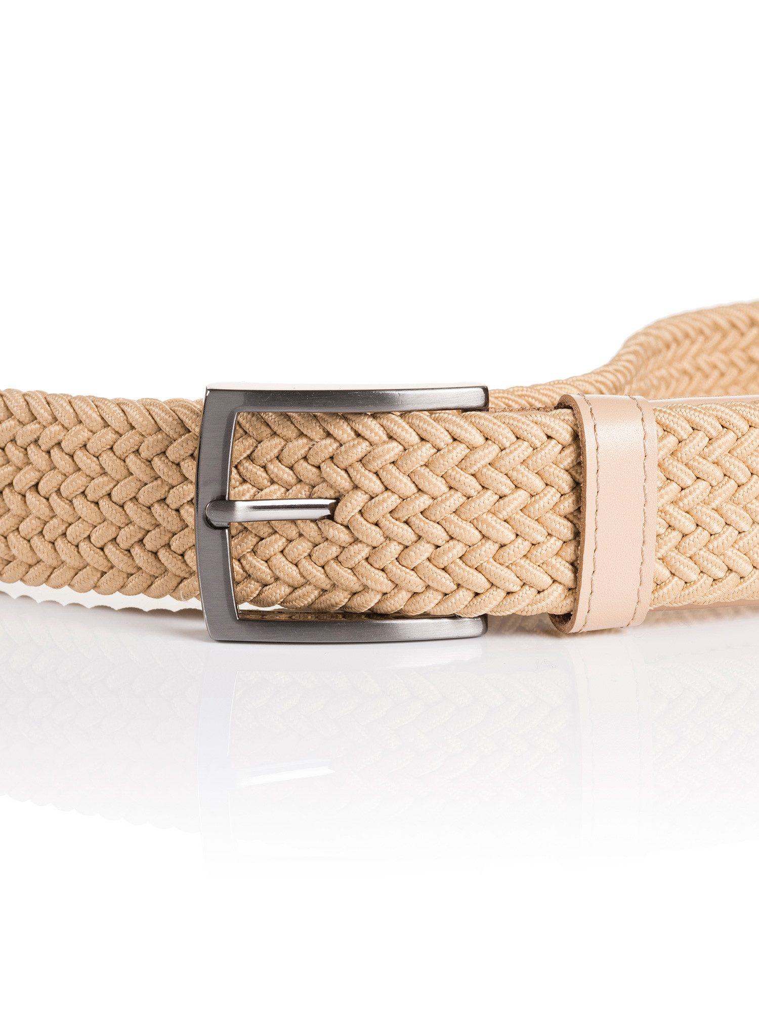 Tom Tailor Gevlochten riem TTJamie 3,5 cm brede vlechtgürtel, casual look, tot maat 120