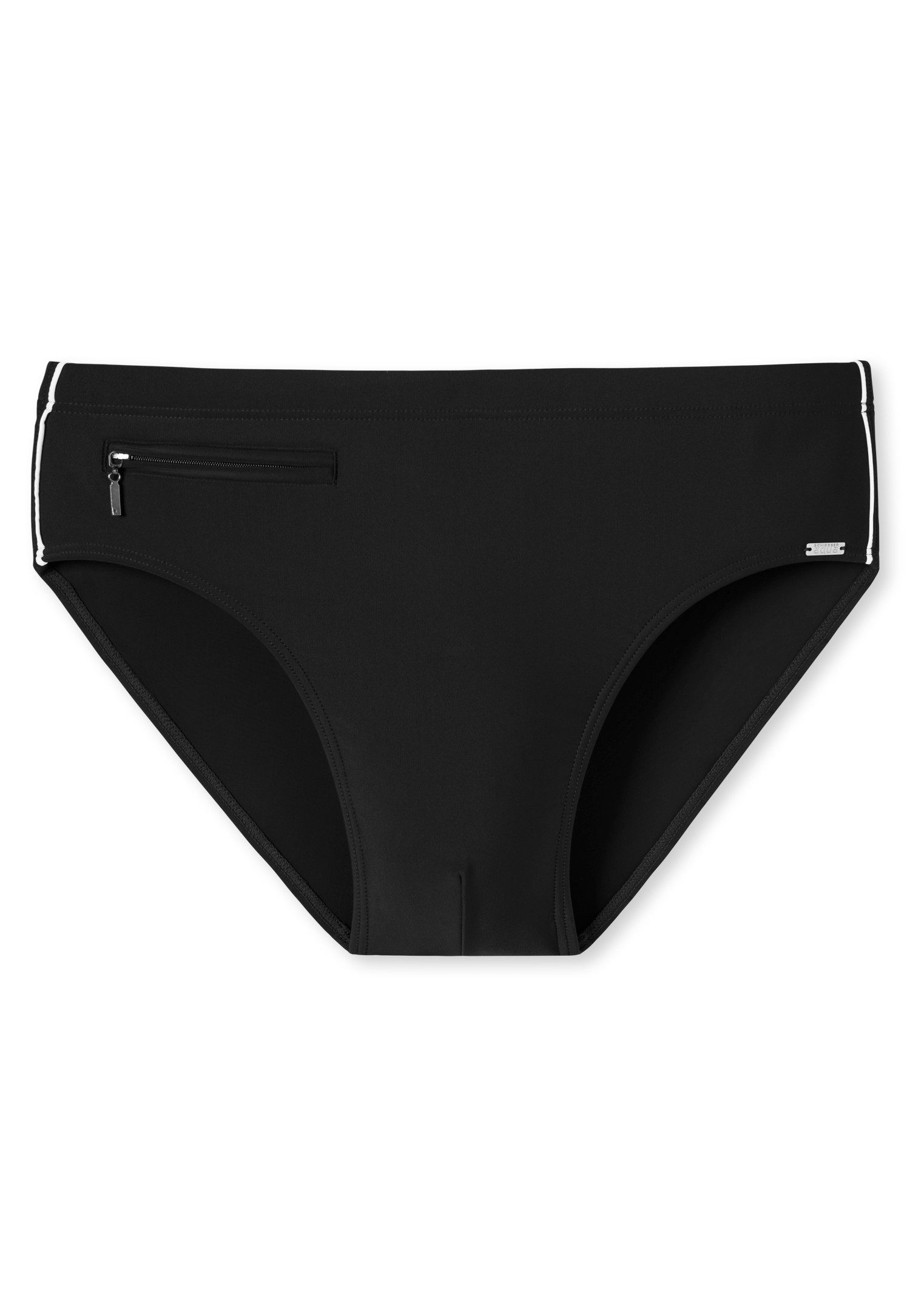 Schiesser Zwembroek Nautical Casual met extra platte ritszak
