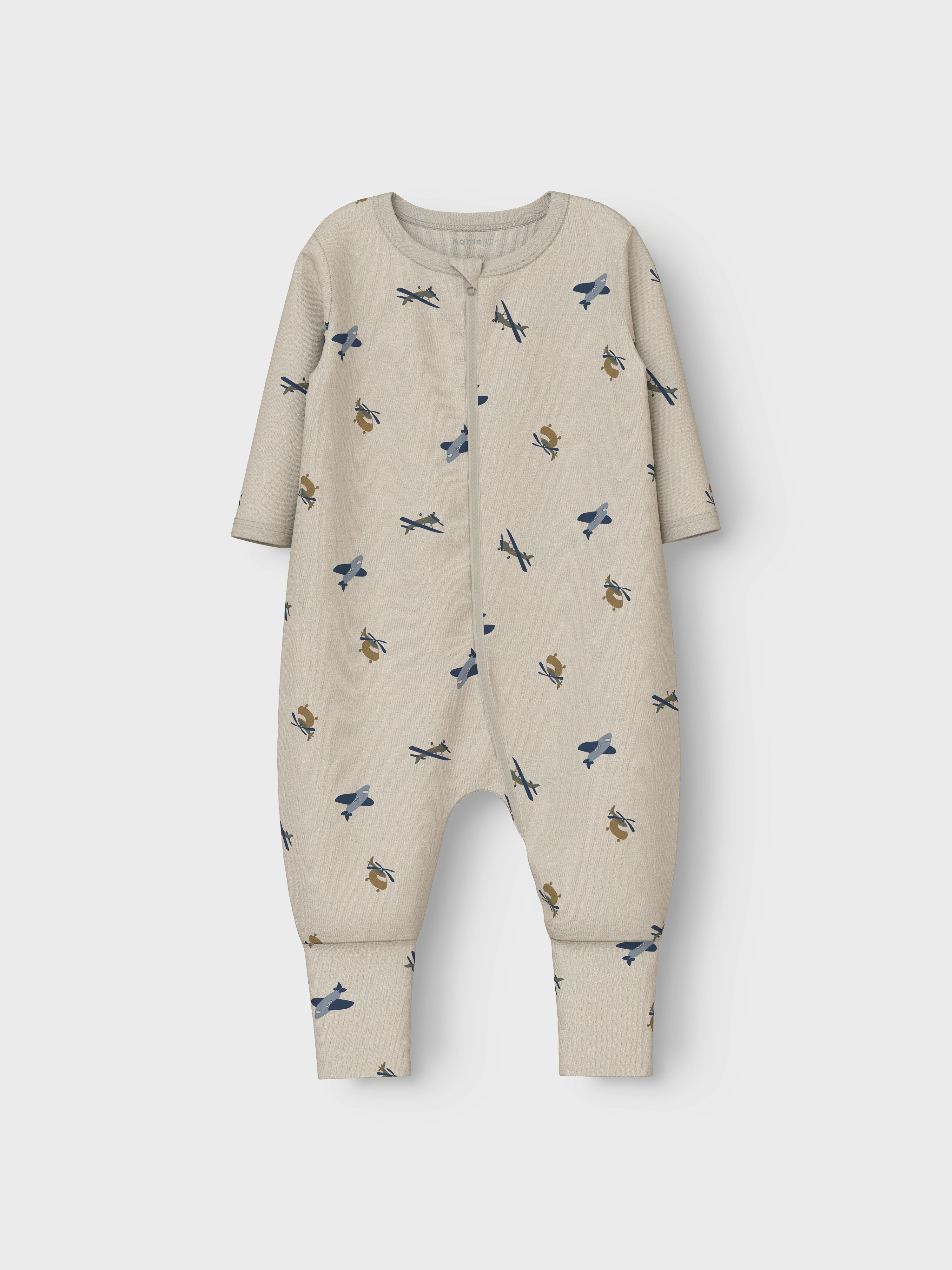 Name It Pyjama NBMNIGHTSUIT 2P ZIP FF AIRPLANE NOOS (set, 2-delig)