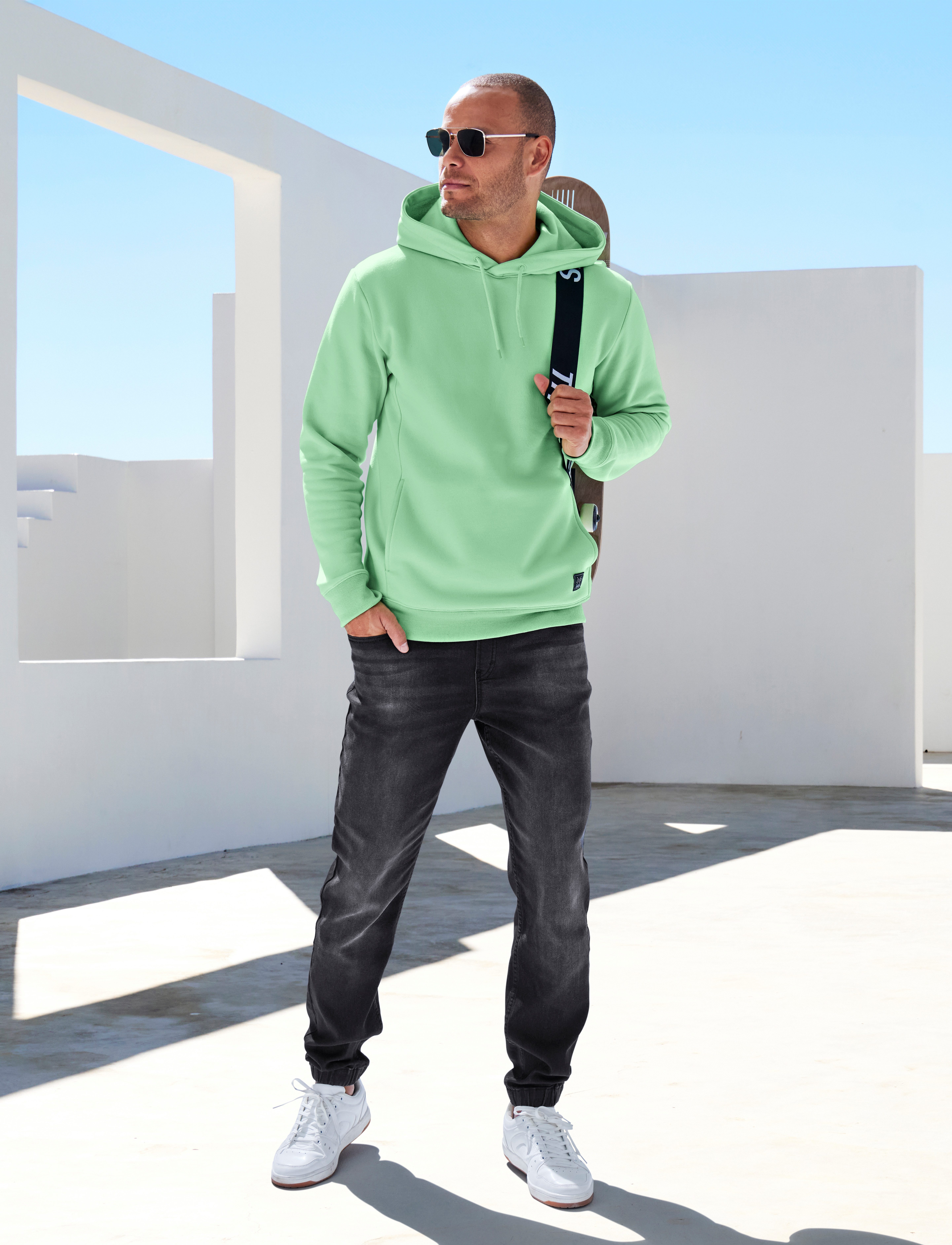 John Devin Joggingbroek Jogpants Joggpants met elastische band van zachte stretchkwaliteit