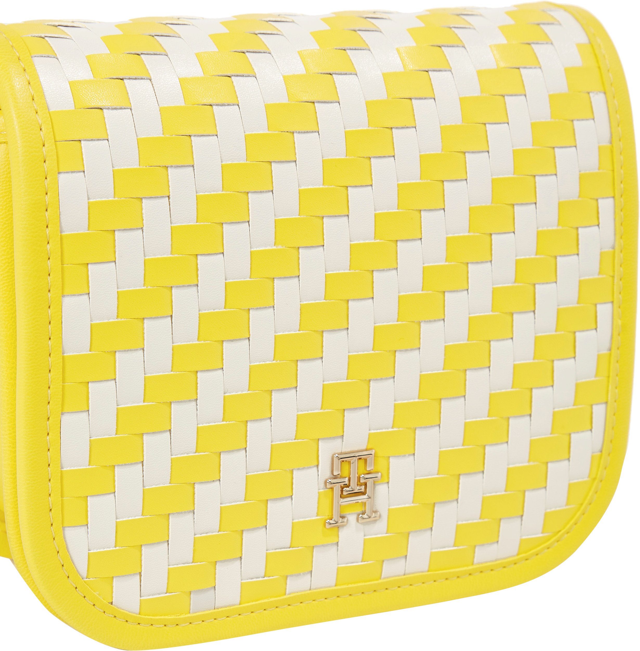 Tommy Hilfiger Schoudertas TH CITY CROSSOVER WOVEN met afneembare schouderbanden