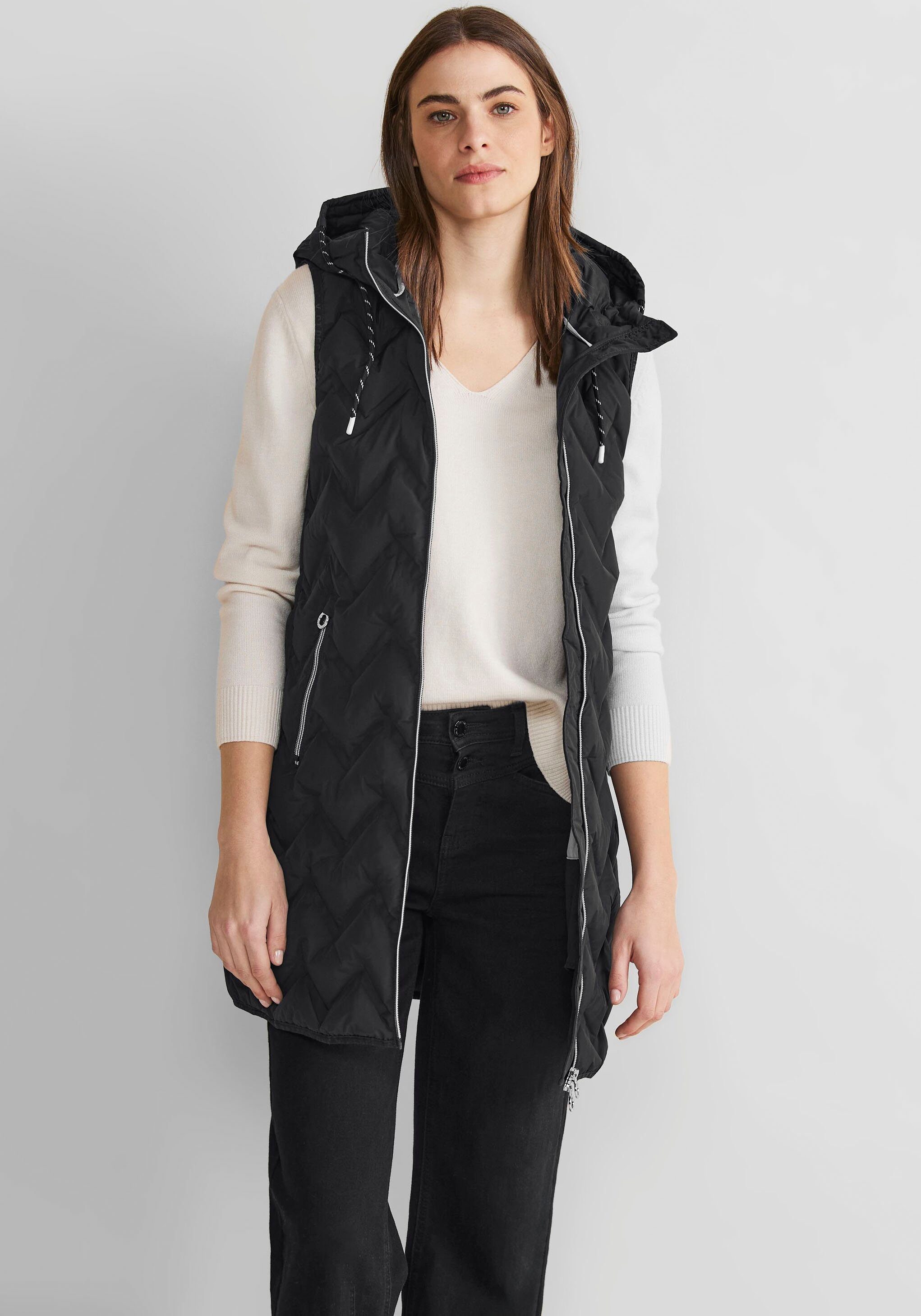 STREET ONE Lang gilet in lang model