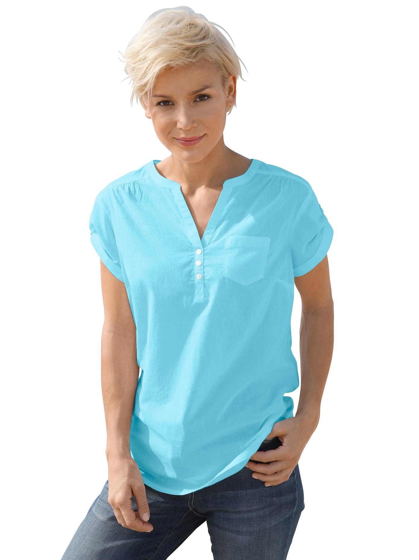 Casual Looks Blouse met korte mouwen