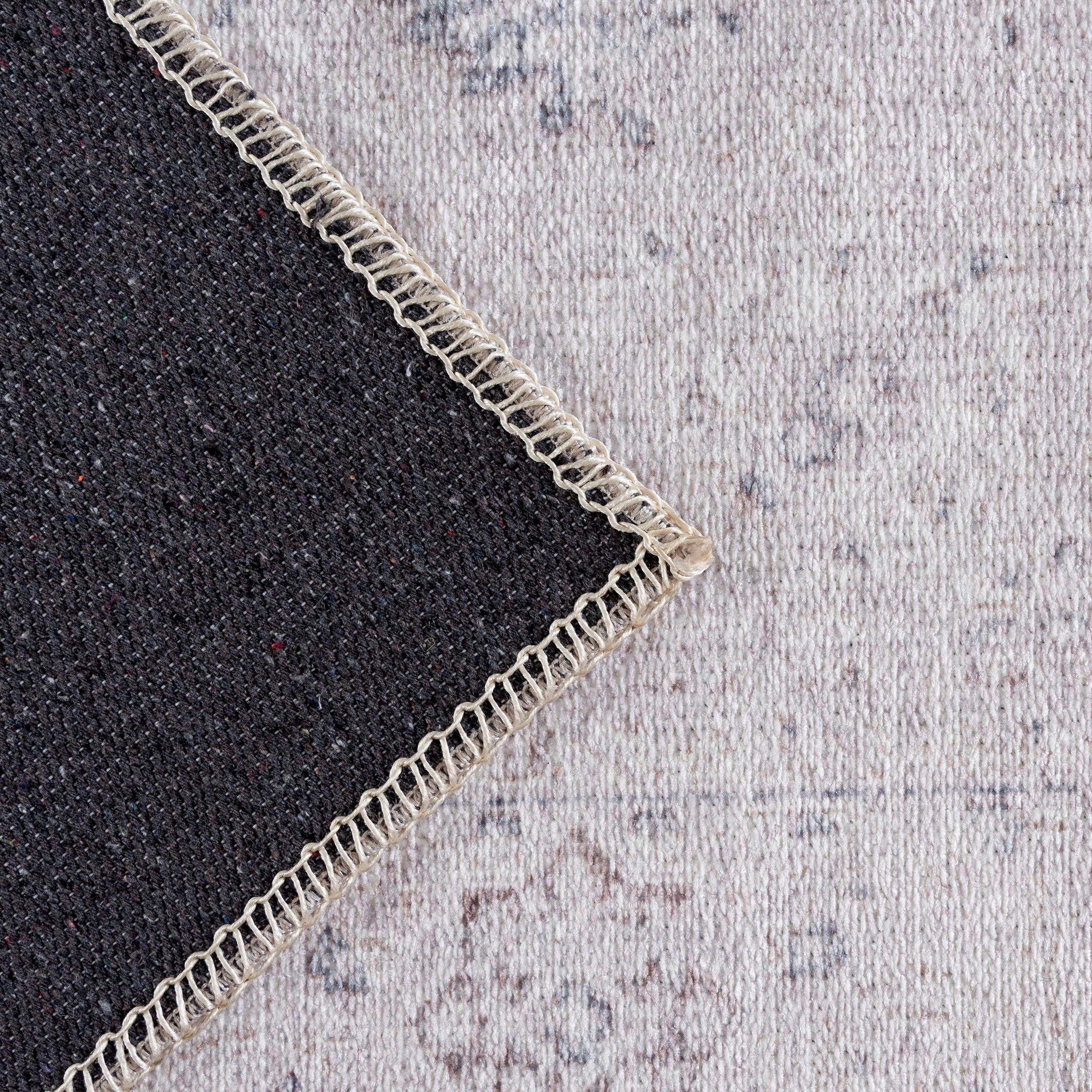 Sehrazat Vloerkleed Vintage 3580 Korte pool, wasbaar, chenille met katoen, woonkamer