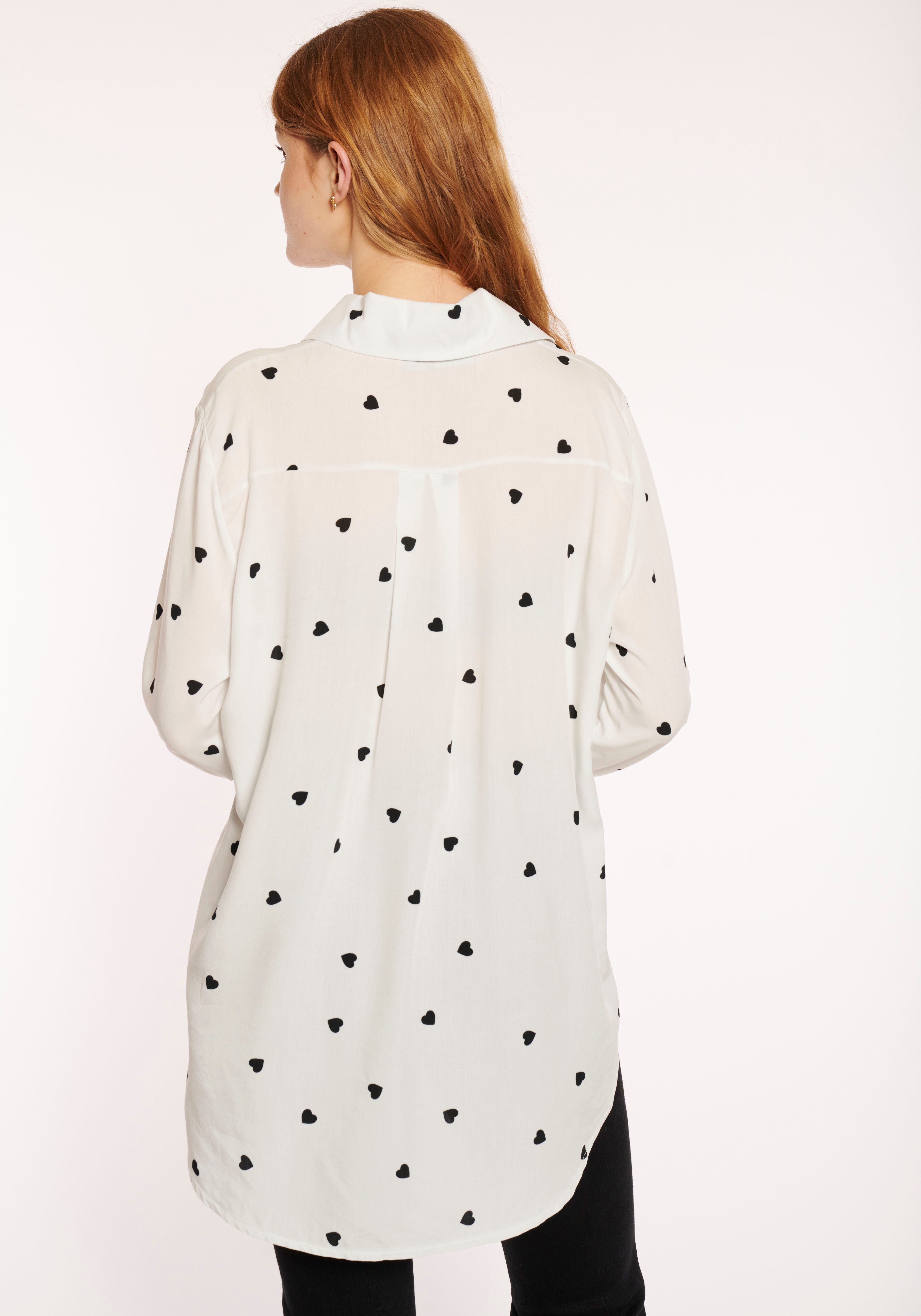 HaILYS Overhemdblouse LS V BL Ki44su