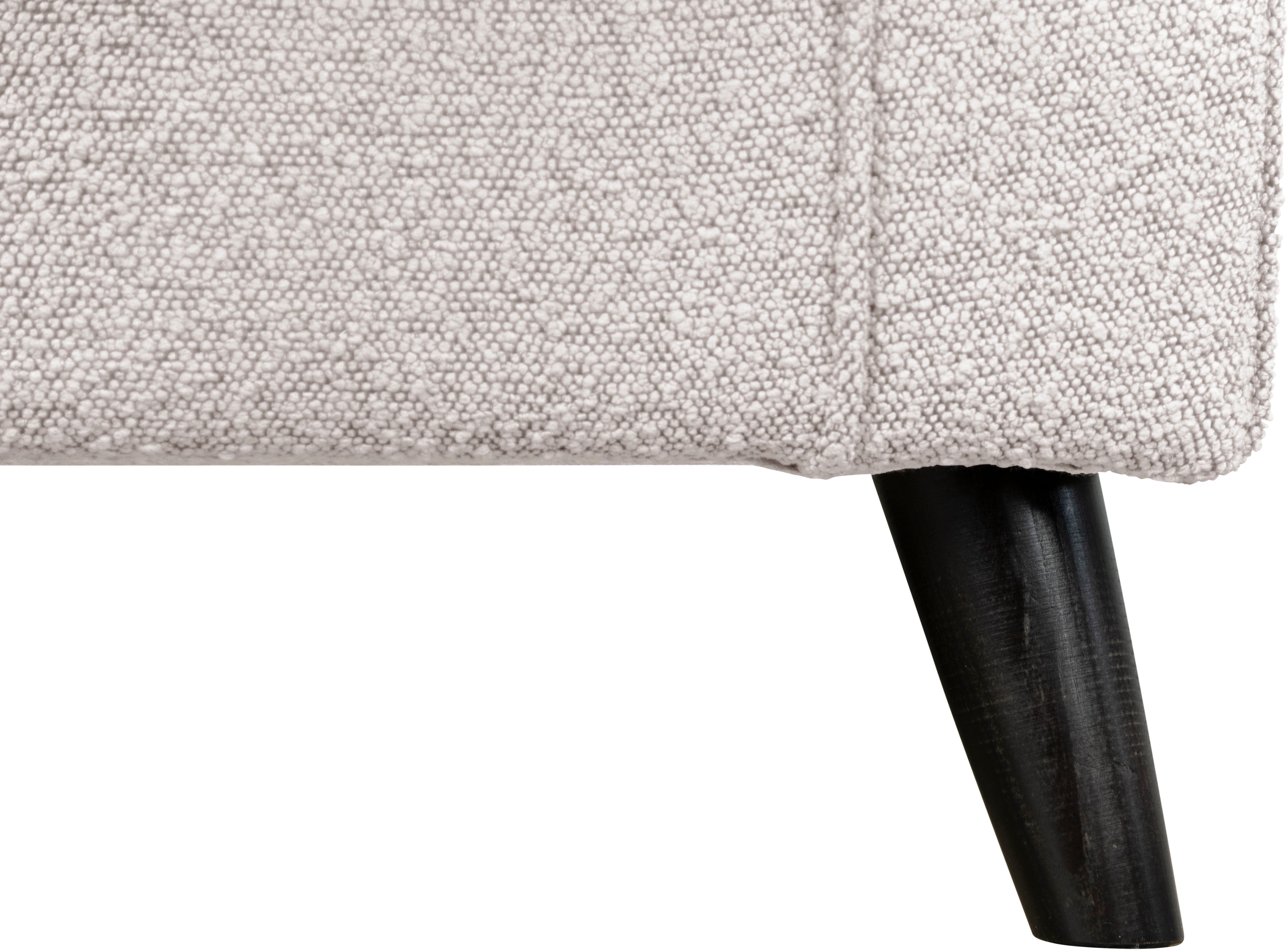 Home affaire Fauteuil Ohrensessel CHISTELLE, optioneel met poef met golfondersteuning, afmetingen: b/d/h: 81/87/99 cm