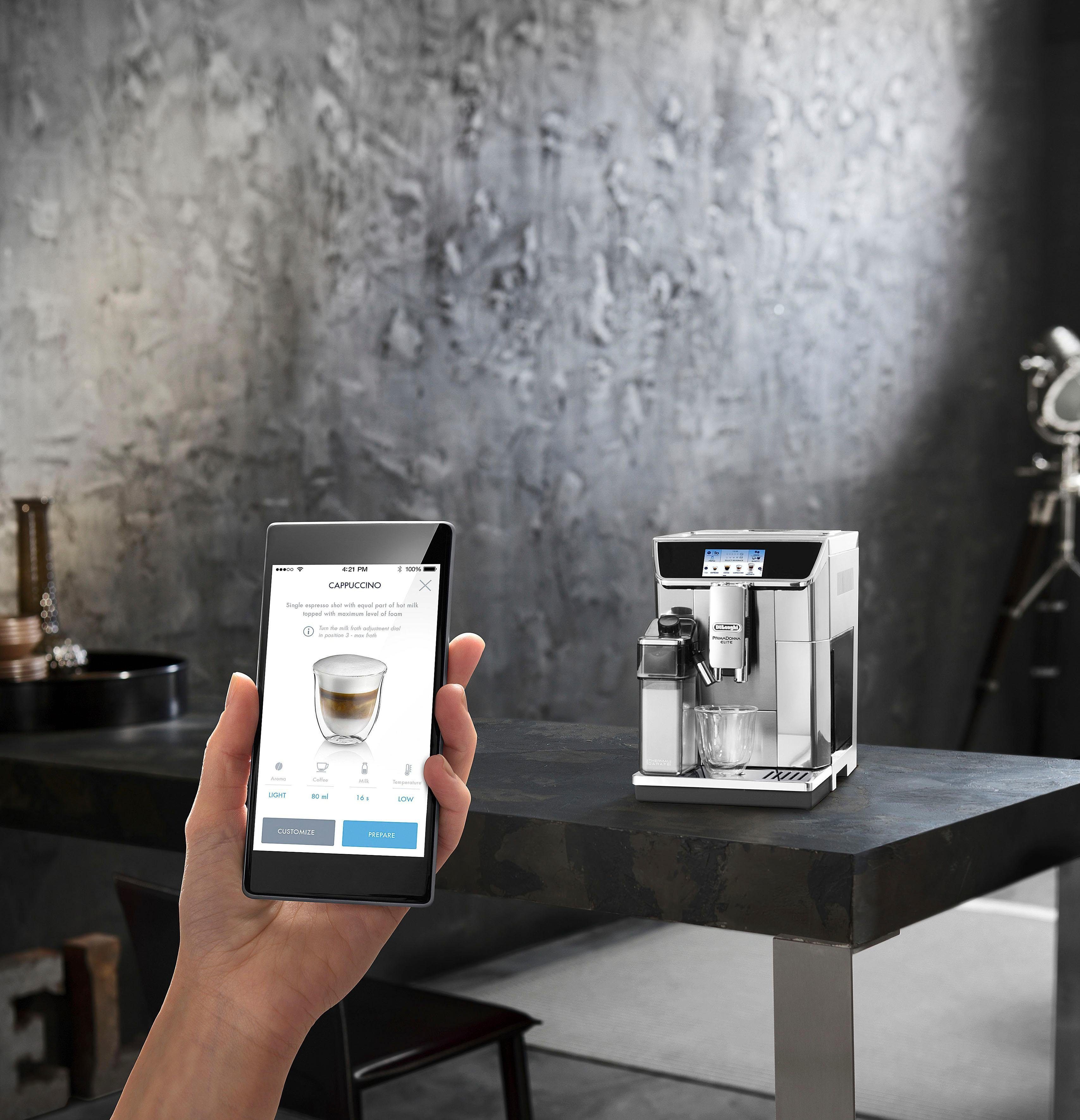 De'Longhi Volautomatisch koffiezetapparaat PrimaDonna Elite Experience ECAM 656.85.MS