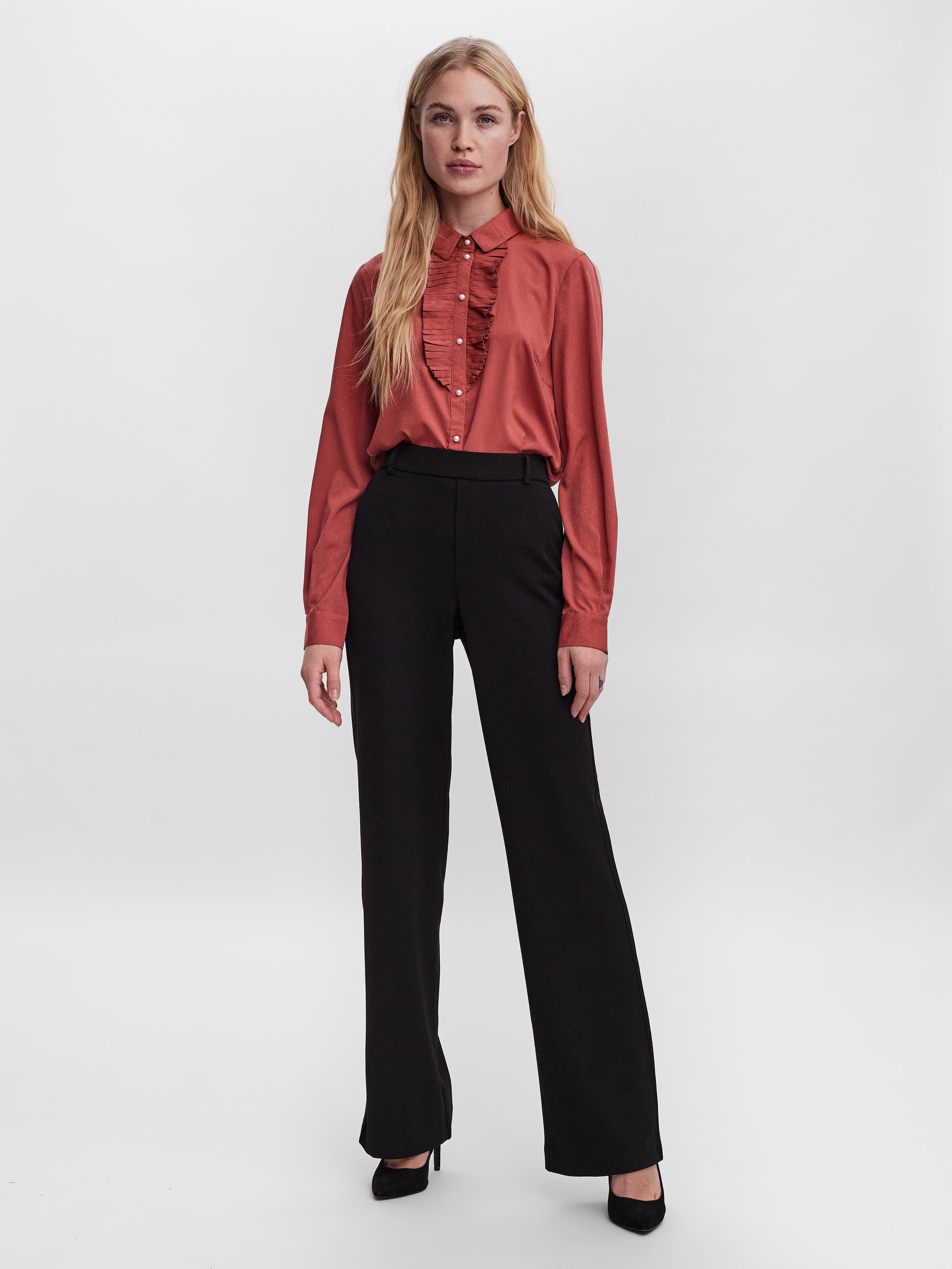 Vero Moda Pantalon VMMAYA MR STRAIGHT SOLID PANT