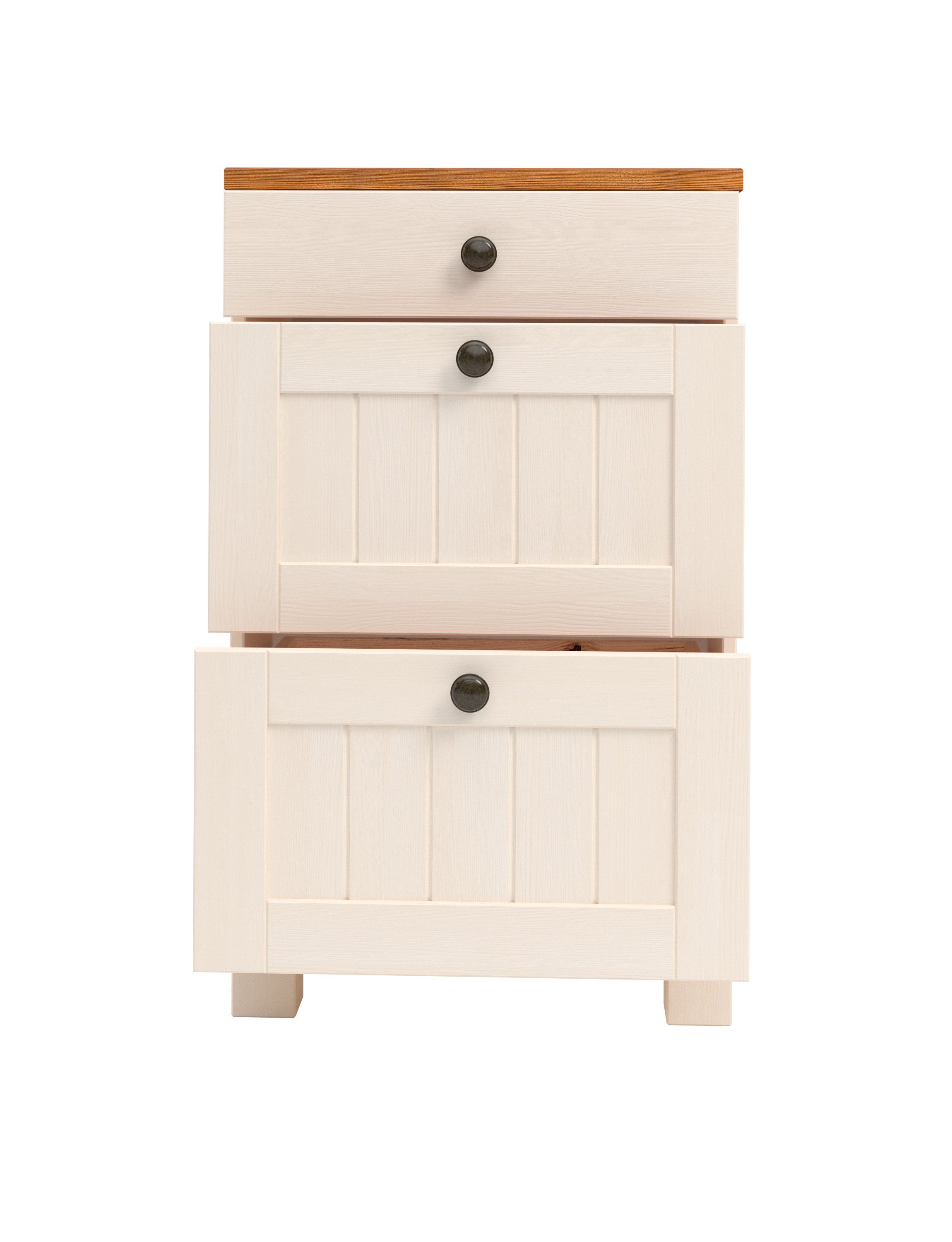 Home affaire Onderkast Alby2 , met metalen handgrepen, breedte 50 cm