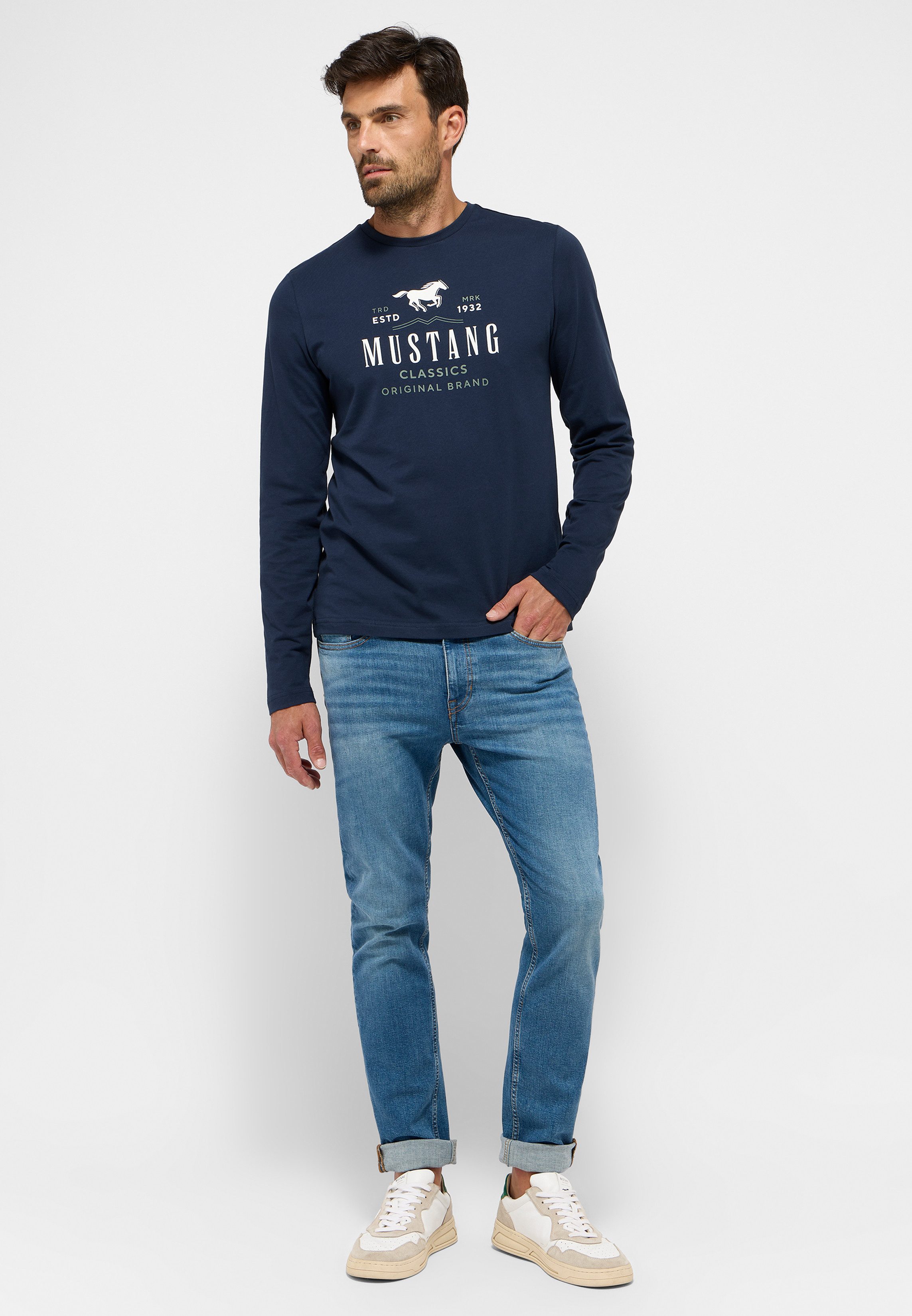 MUSTANG Shirt met lange mouwen Style Adrian
