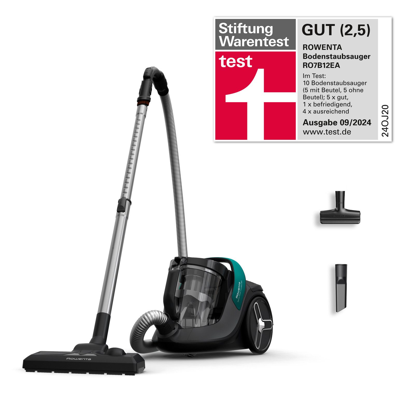 Rowenta Stofzuiger Green Force Cyclonic Max, zakloos met XXL inhoud, compact