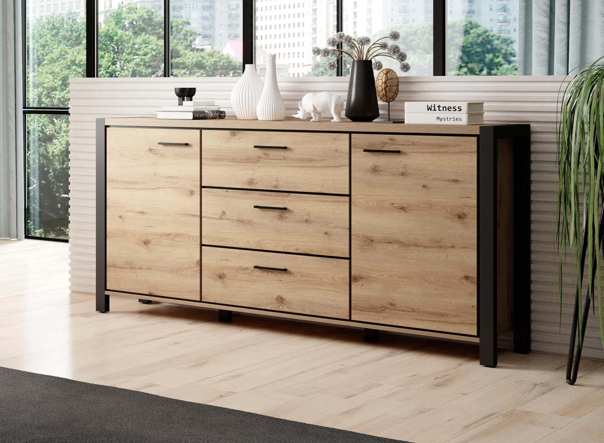 Home affaire Dressoir Aktiv Breedte 180 cm