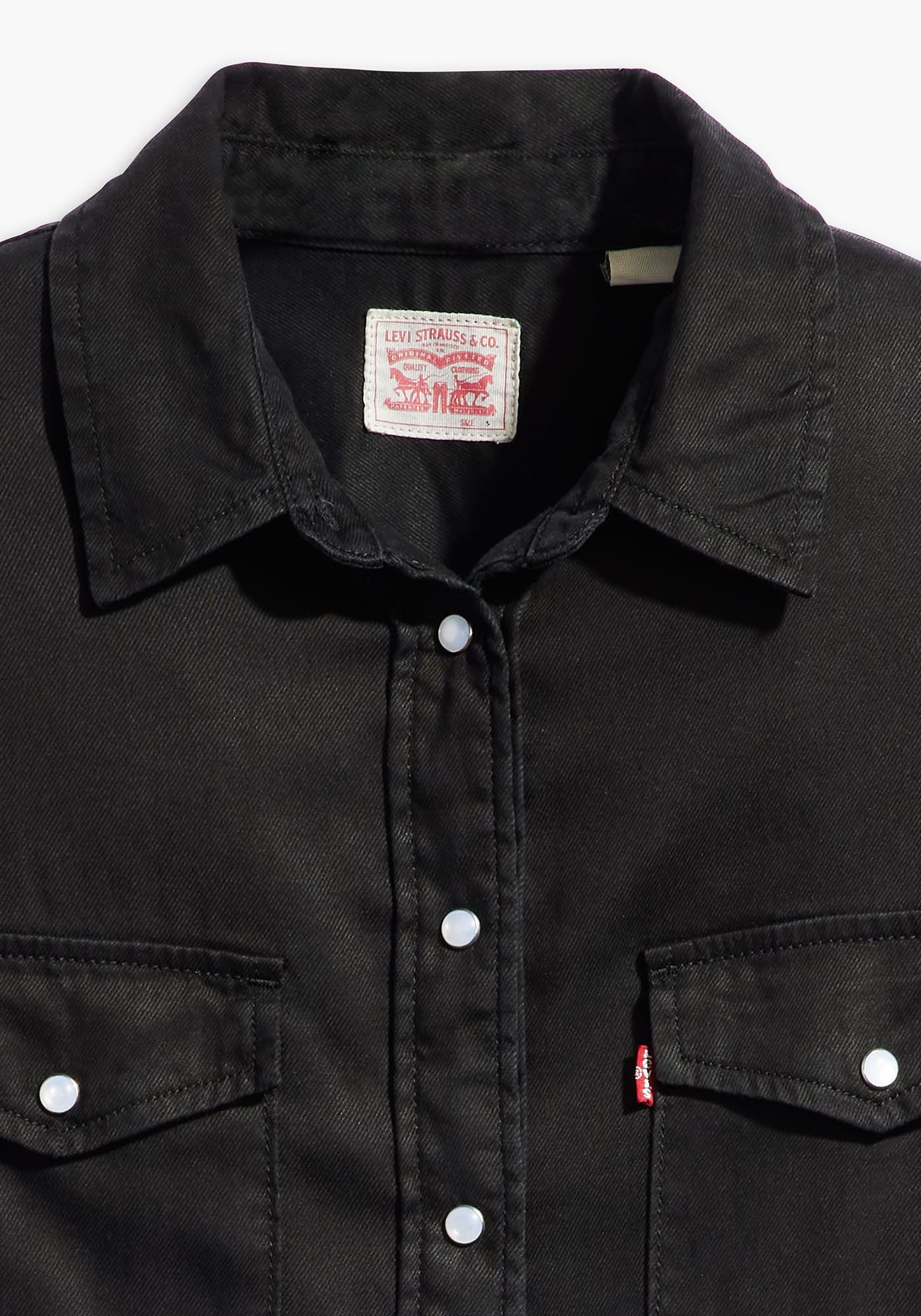 Levi's® Jeans blouse ESSENTIAL WESTERN met borstzakken met drukknopen
