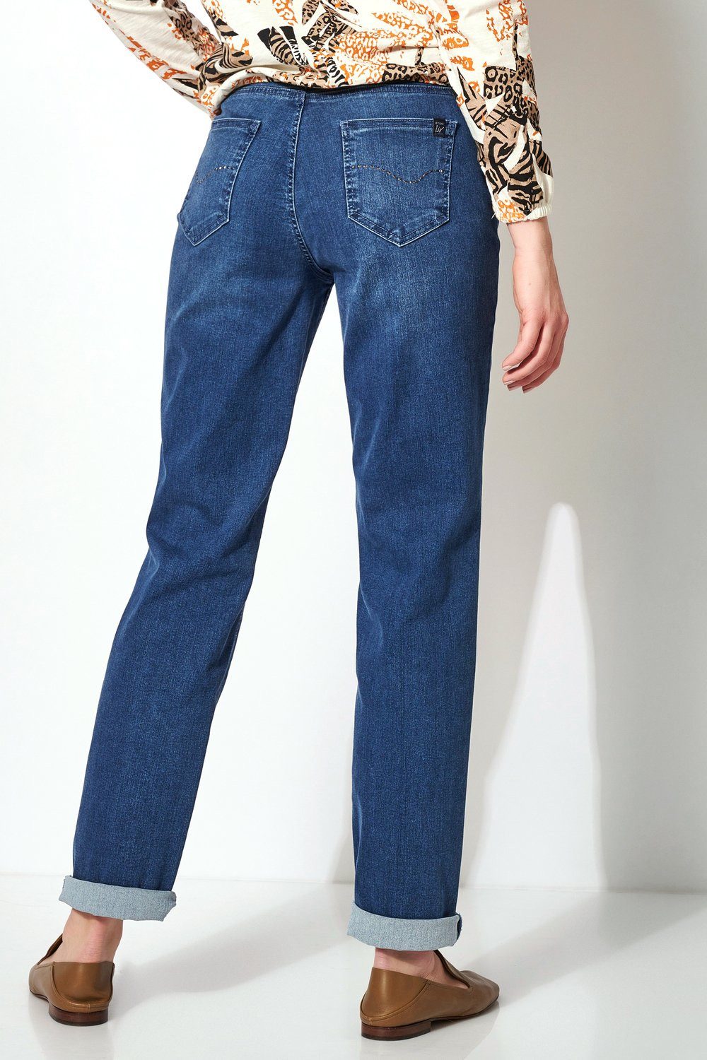 TONI Slim fit jeans Liv in five-pocketsstijl