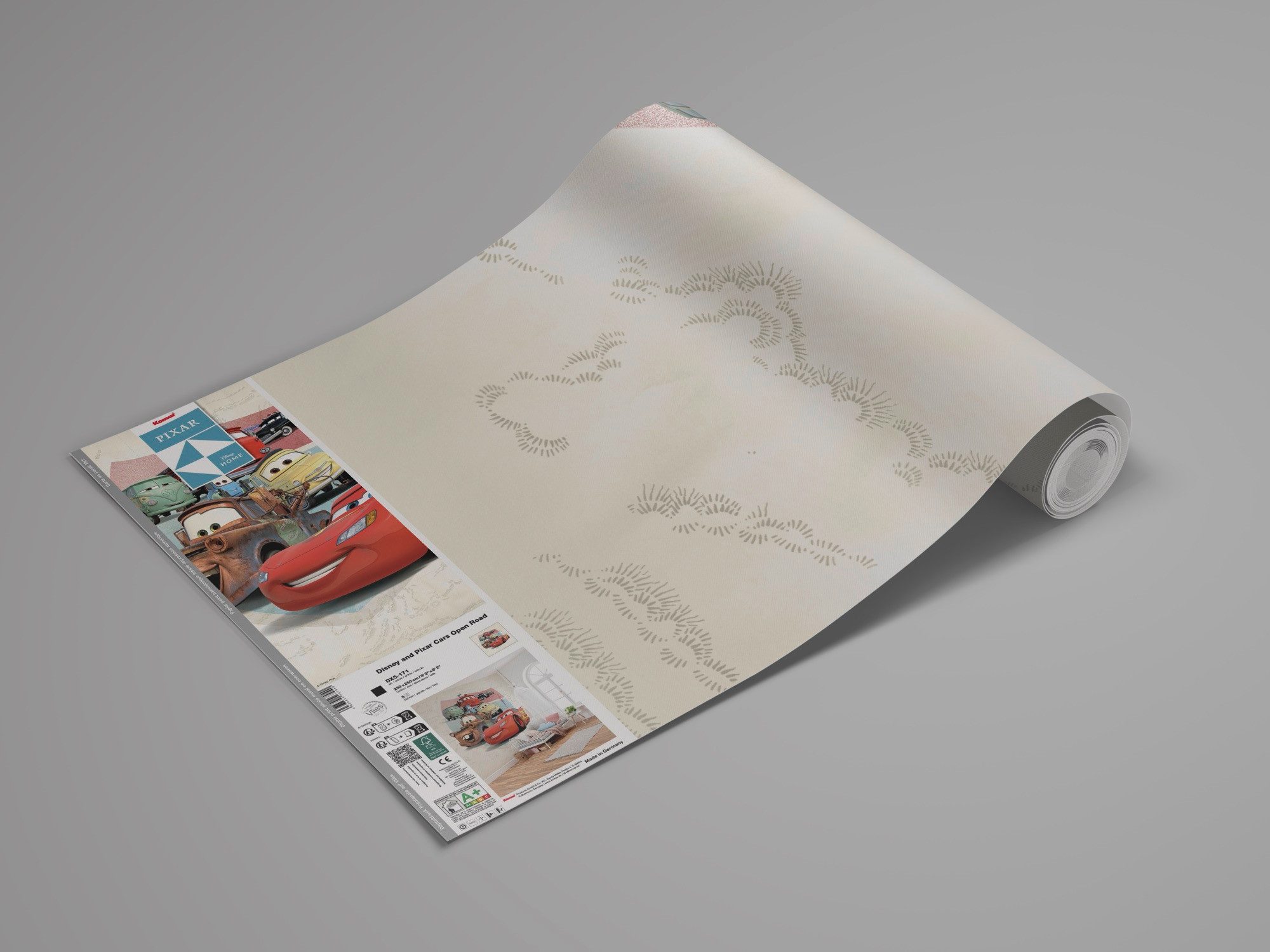 Komar Kinderbehang Disney and Pixar Cars Open Road (1 stuk)