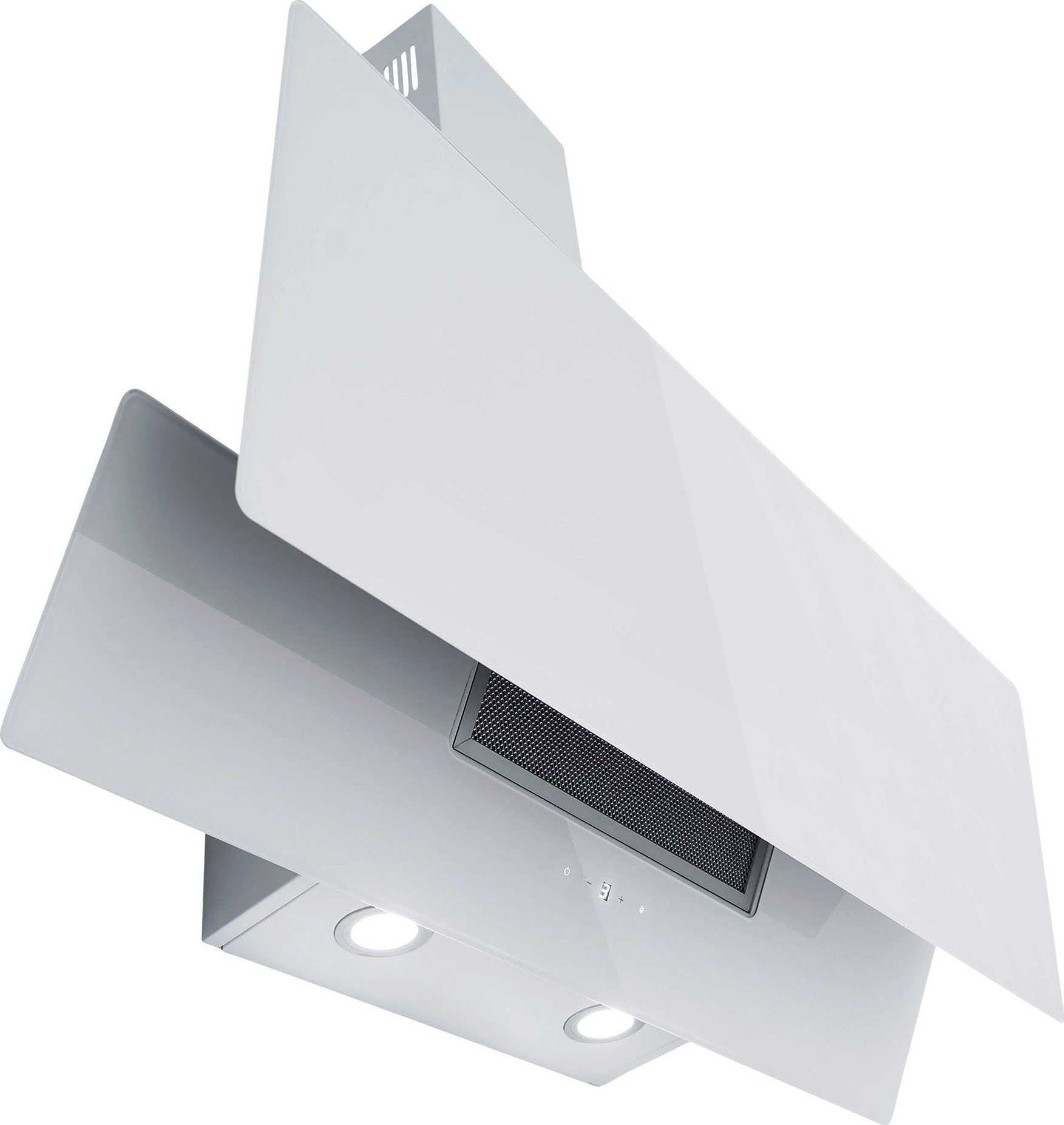 RESPEKTA Schuine wandkap CH 66038-90 90 cm, 3 vermogensniveaus, led-verlichting, geschikt voor afzuiging en recirculatie