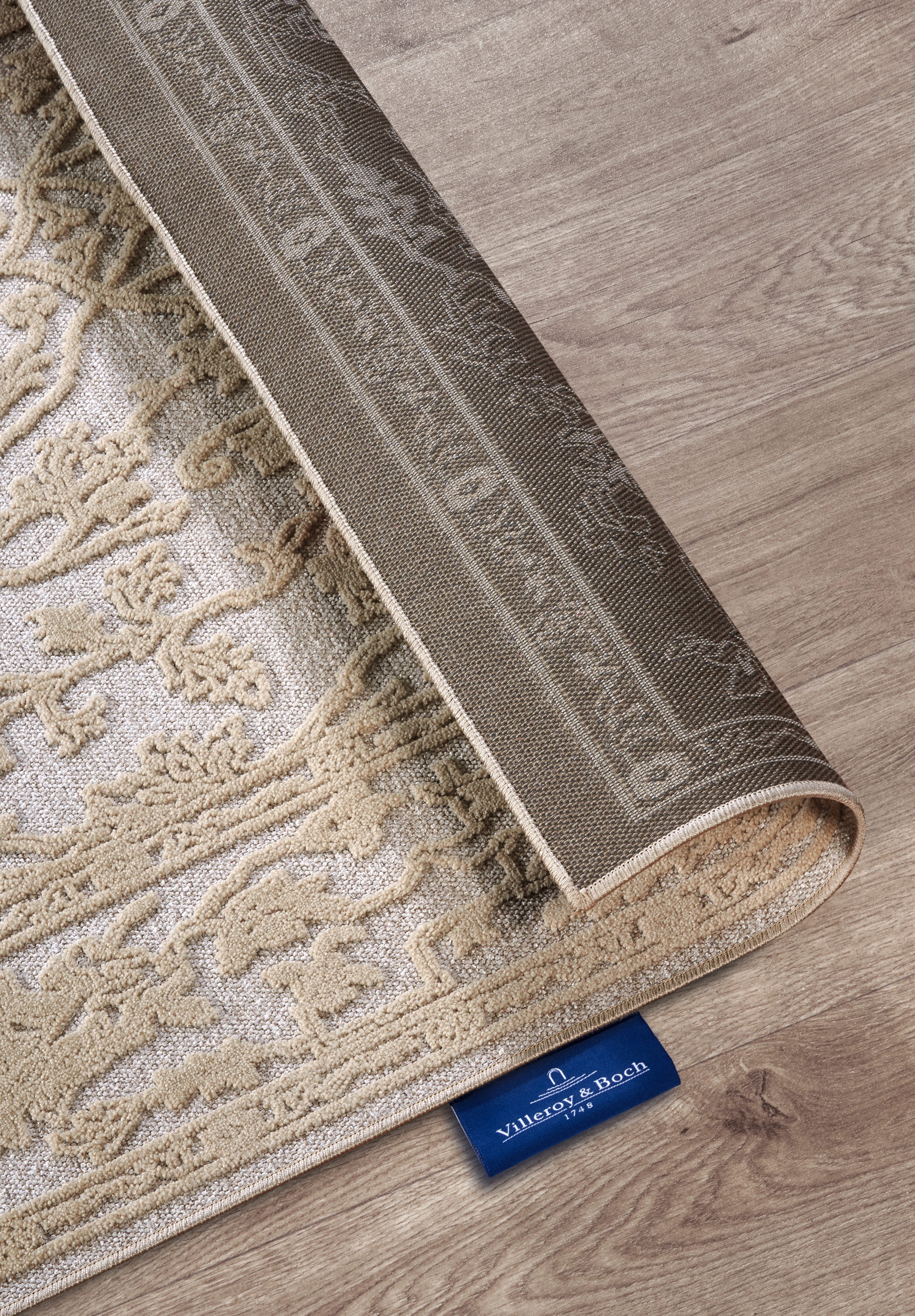 Villeroy & Boch Vloerkleed Ambroise Duurzaam, woonkamer, slaapkamer, modern, hoog-laag effect, gang