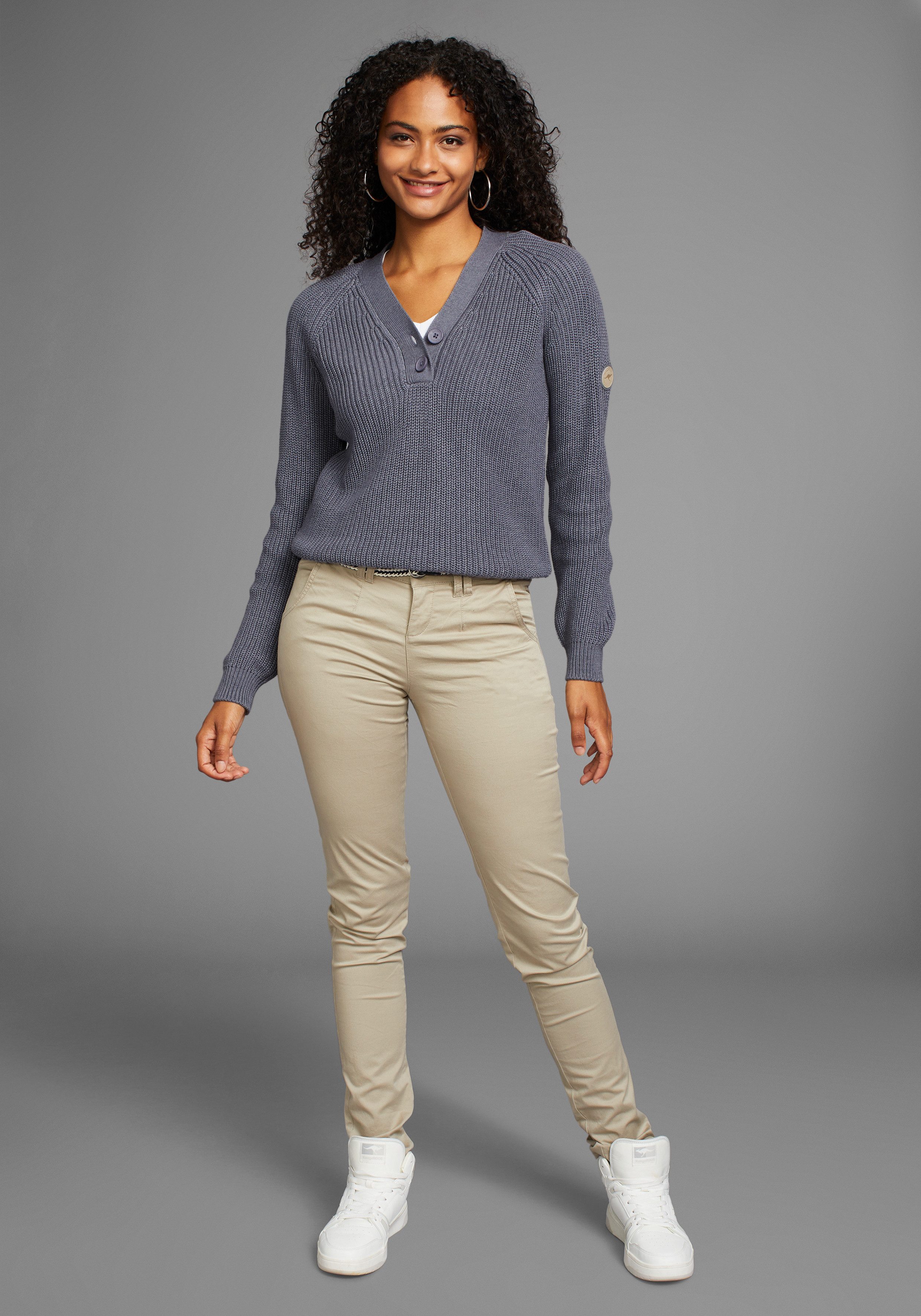 KangaROOS Trui met V-hals met v-hals