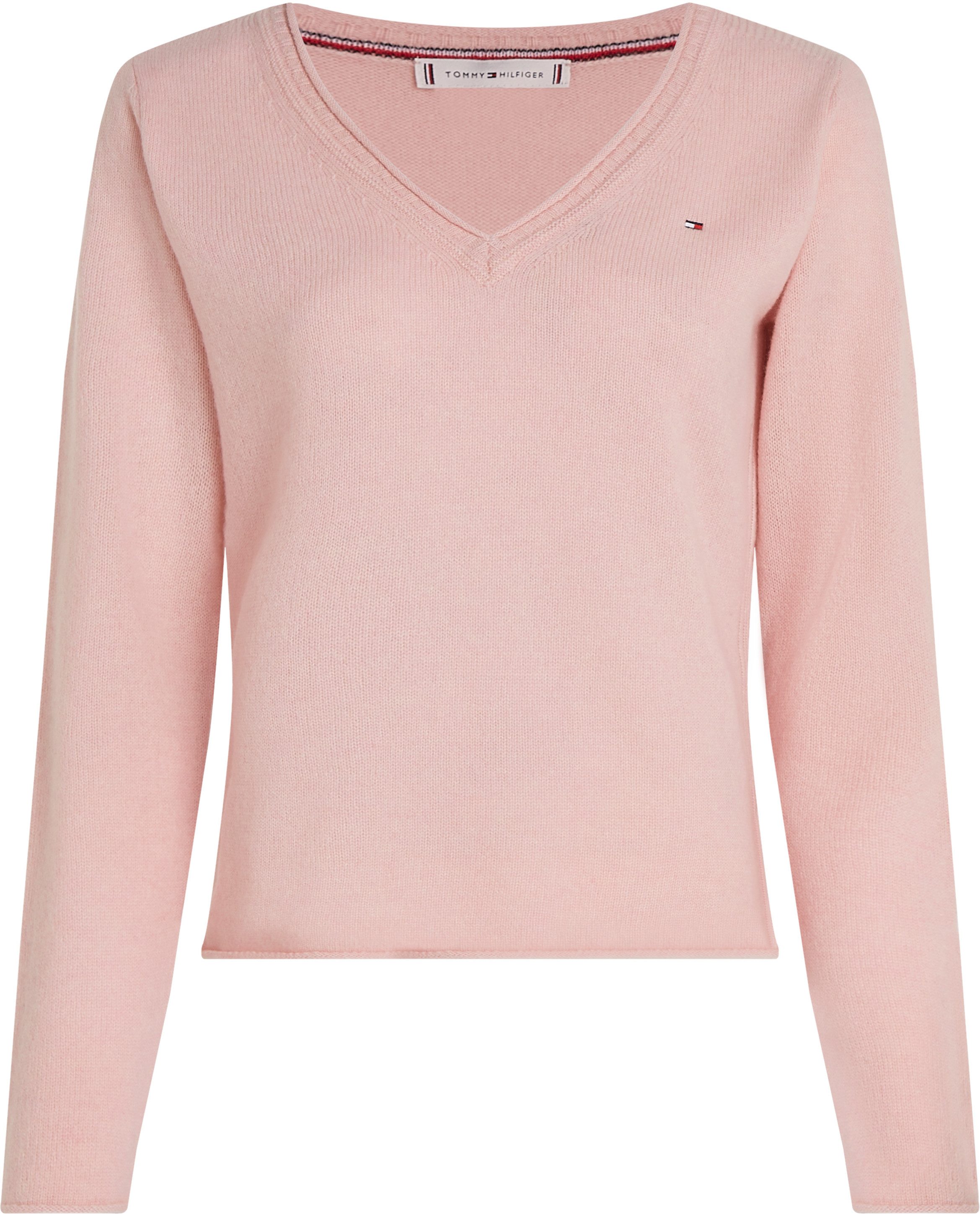 Tommy Hilfiger Gebreide trui SOFT WOOL V-NK SWEATER