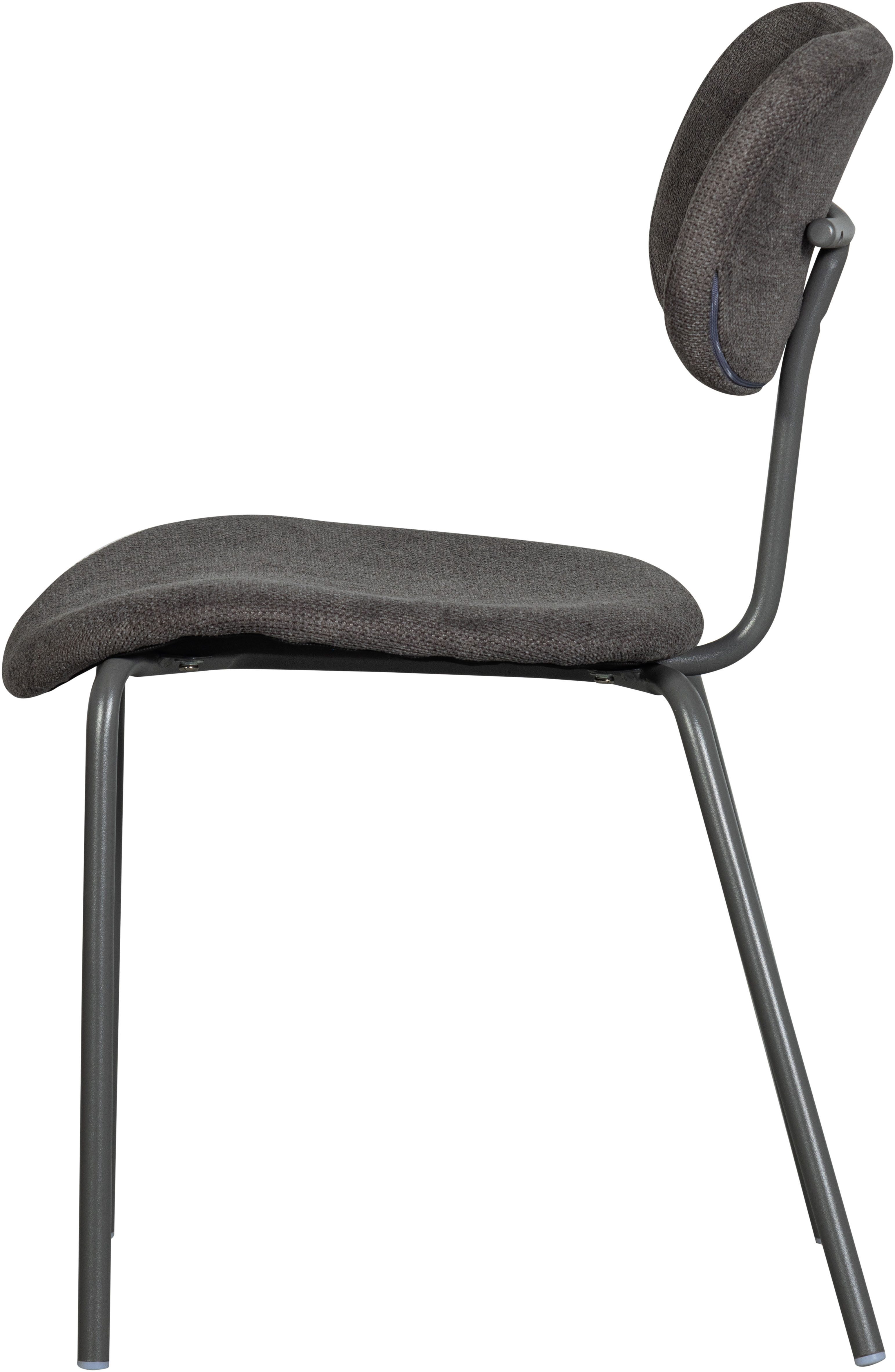 WOOOD Eetkamerstoel Link slank ontwerp, gepolsterd, hoogte 93 cm x breedte 79 cm (set, 2 stuks)