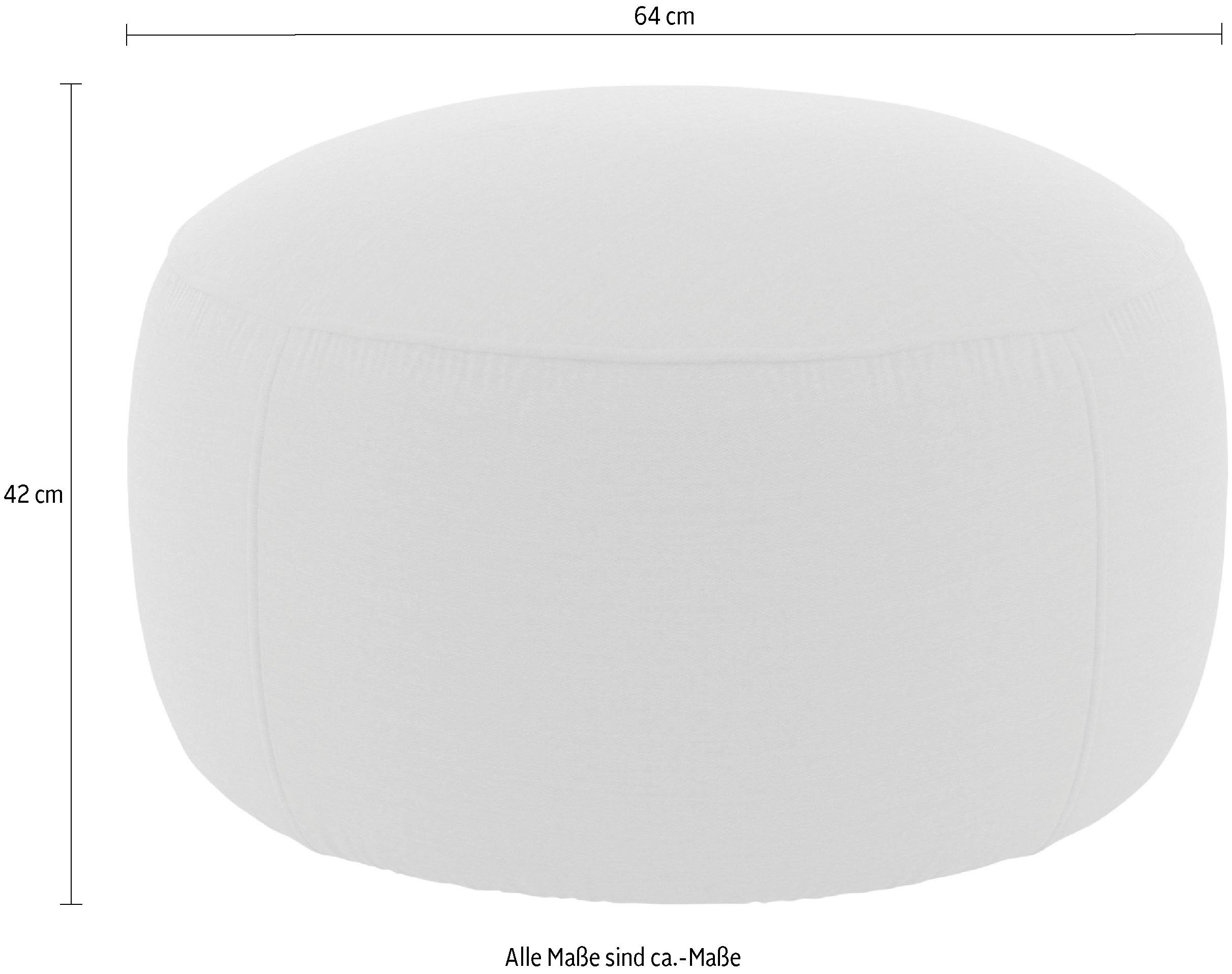 sit&more Hocker Cadabra Ronde hocker, diameter zitoppervlak 64 cm of 104 cm