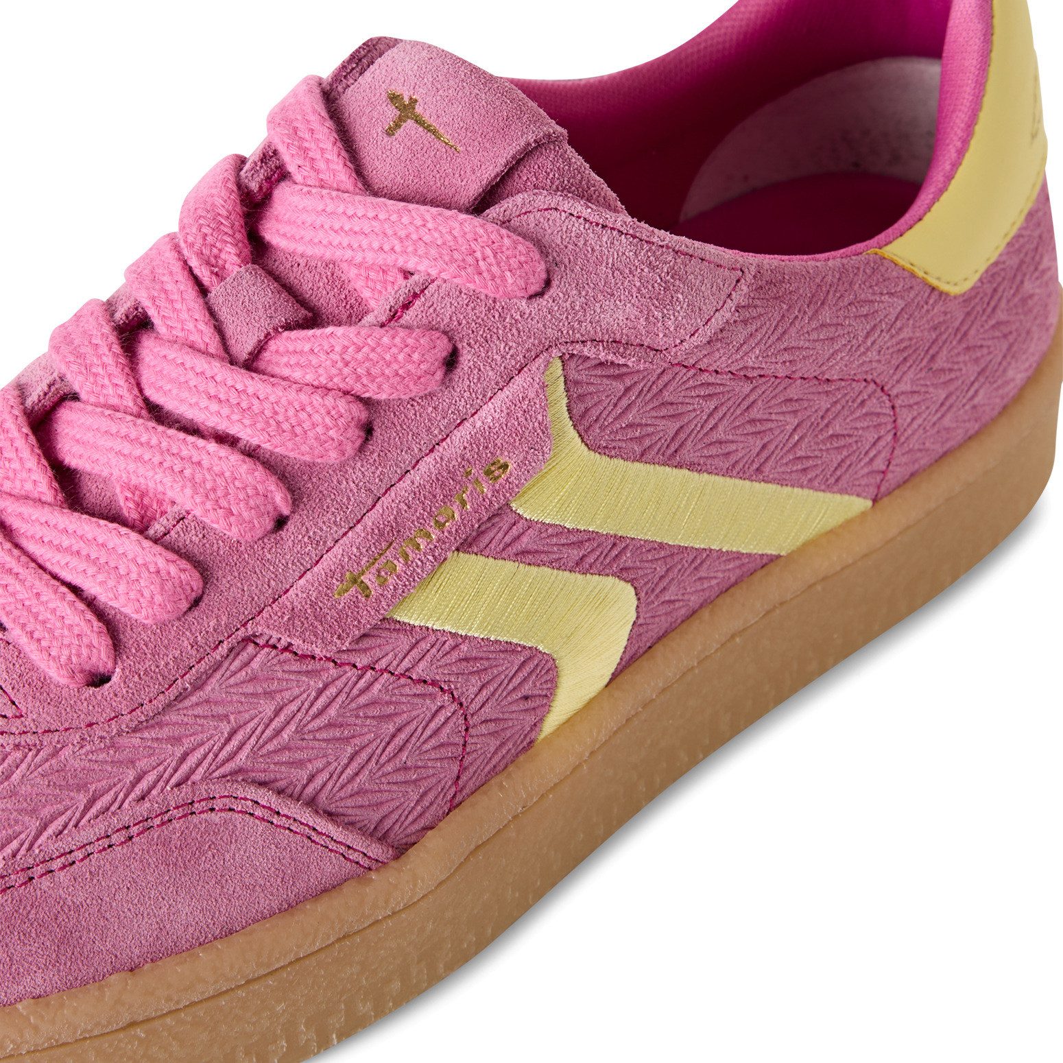 Tamaris Plateausneakers , vrijetijdsschoen, halfschoen, veterschoen met gepolsterde schacht