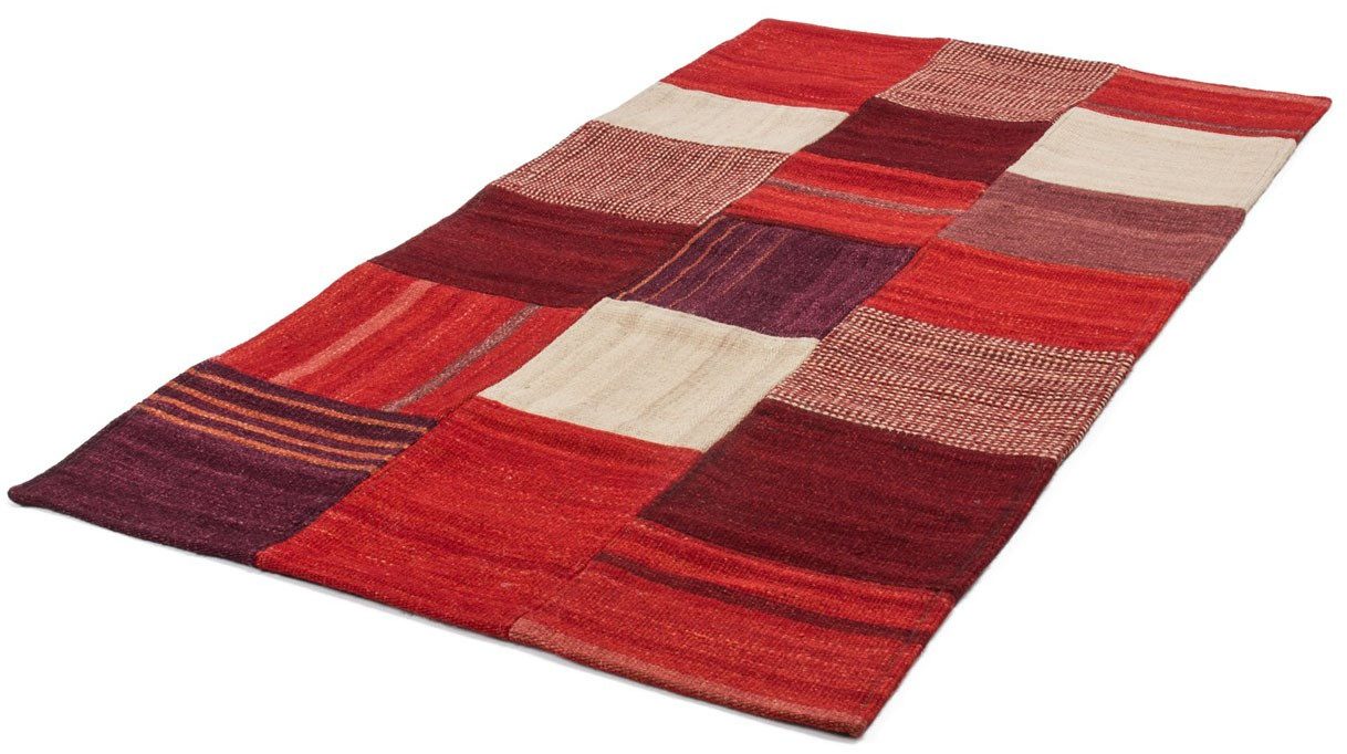 Kayoom Vloerkleed Radical 230 Handgeweven jacquard-kilim, hoogwaardige materiaalcombinatie