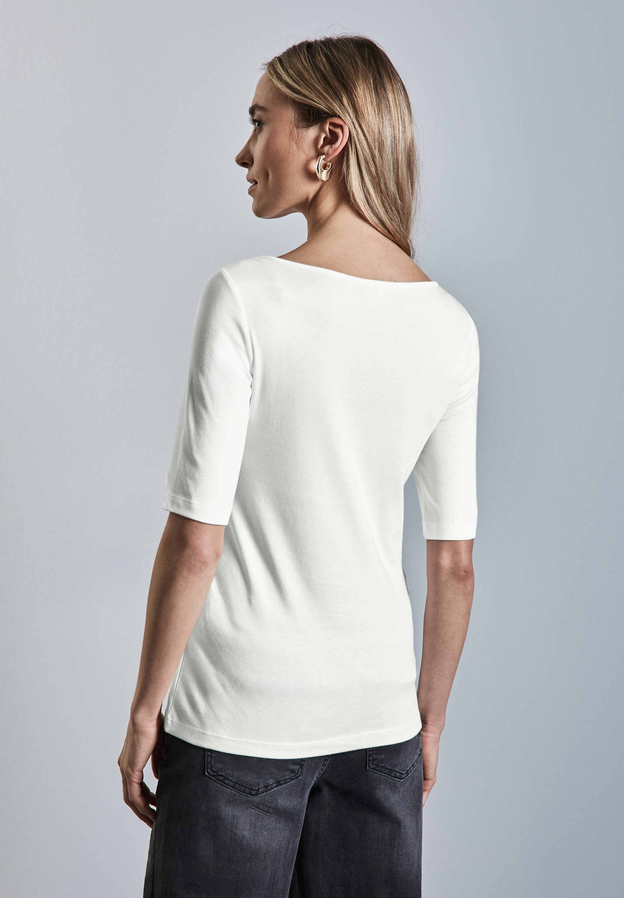 STREET ONE T-shirt Lanea met boothals