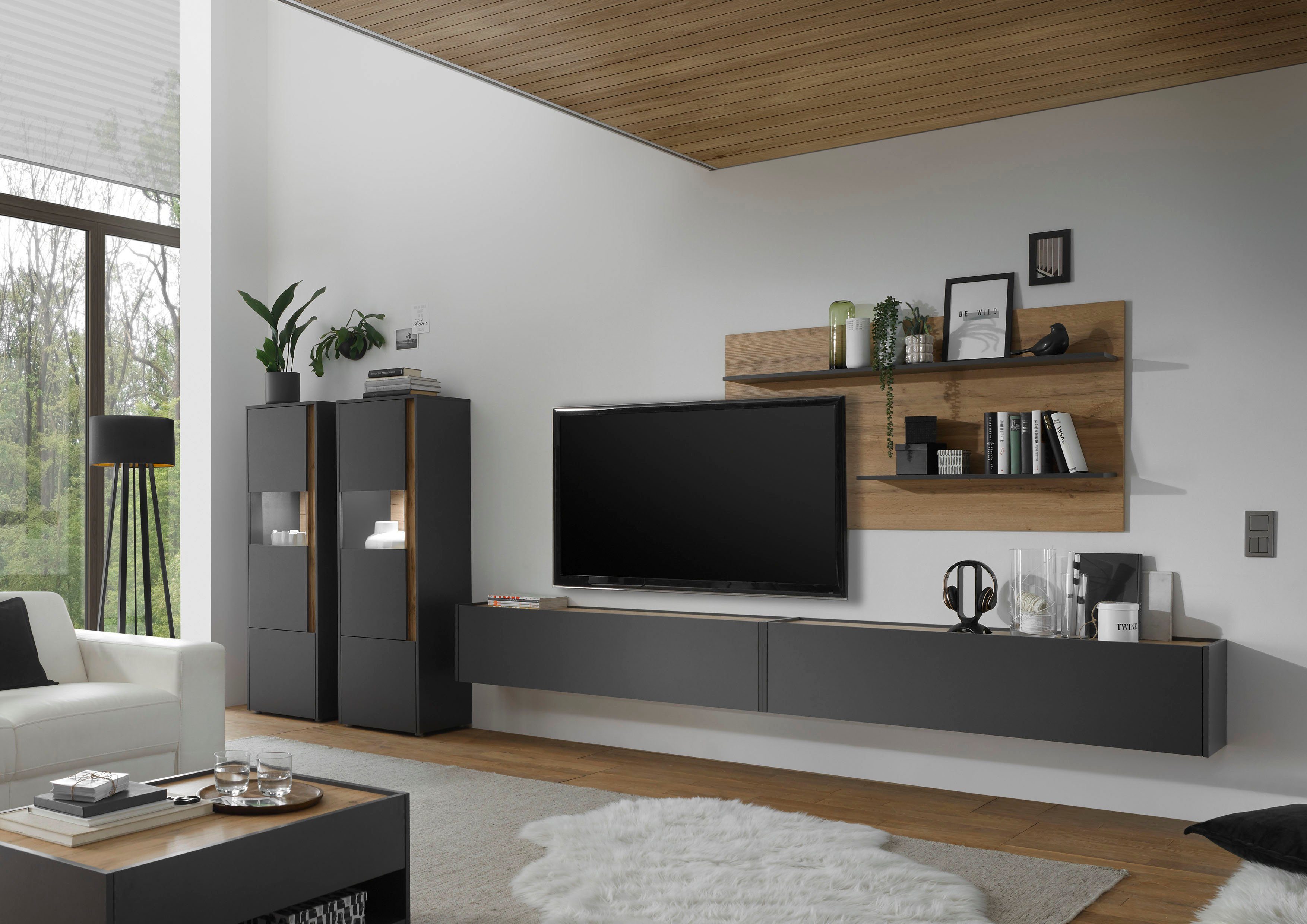INOSIGN Wandmeubel City/Giron Breedte ca. 440 cm (set, 5-delig)