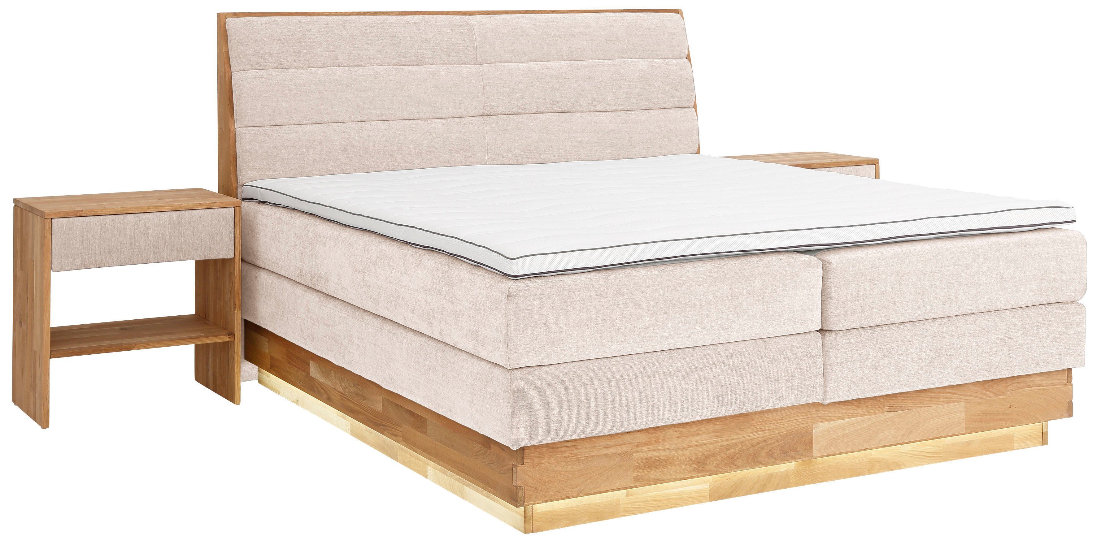 OTTO products Boxspring Ledverlichting, met gecertificeerde, gerecyclede overtrekstoffen
