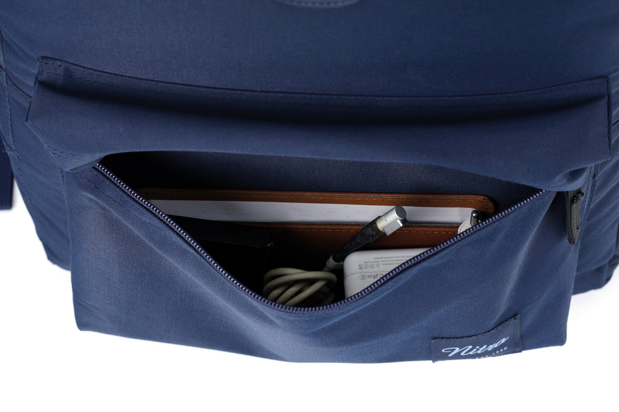 NITRO Vrijetijdsrugzak Urban Plus Daypack, streetpack in retro-stijl, alledaagse rugzak, schoolrugzak