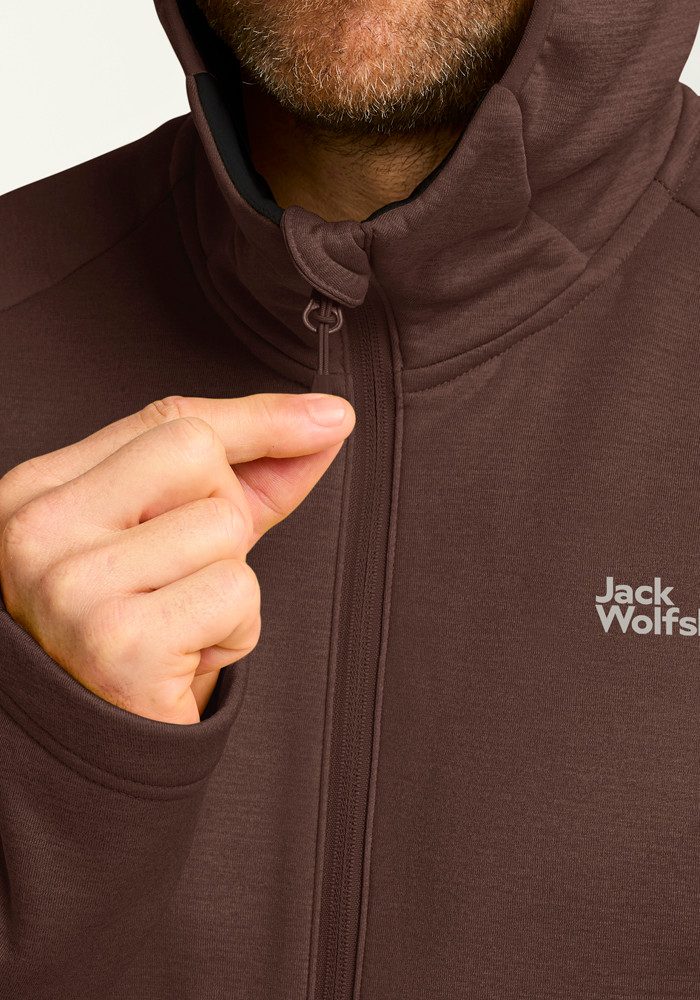 Jack Wolfskin Fleecejack PEAK DISTRICT HOODED FZ M