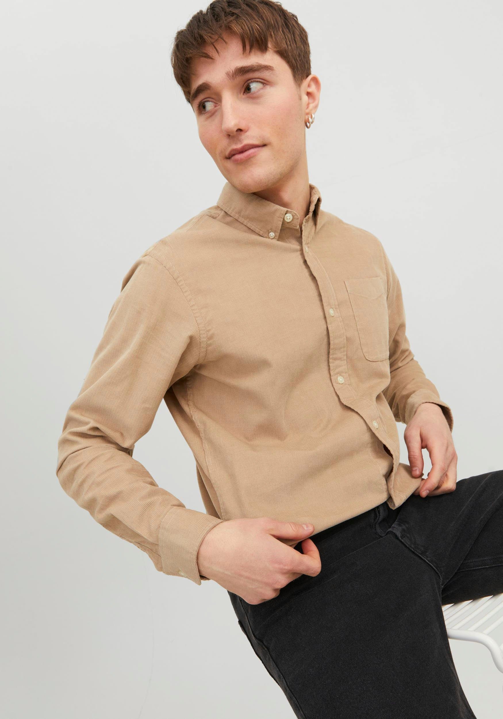Jack & Jones Overhemd met lange mouwen JJECLASSIC CORD SHIRT LS SN