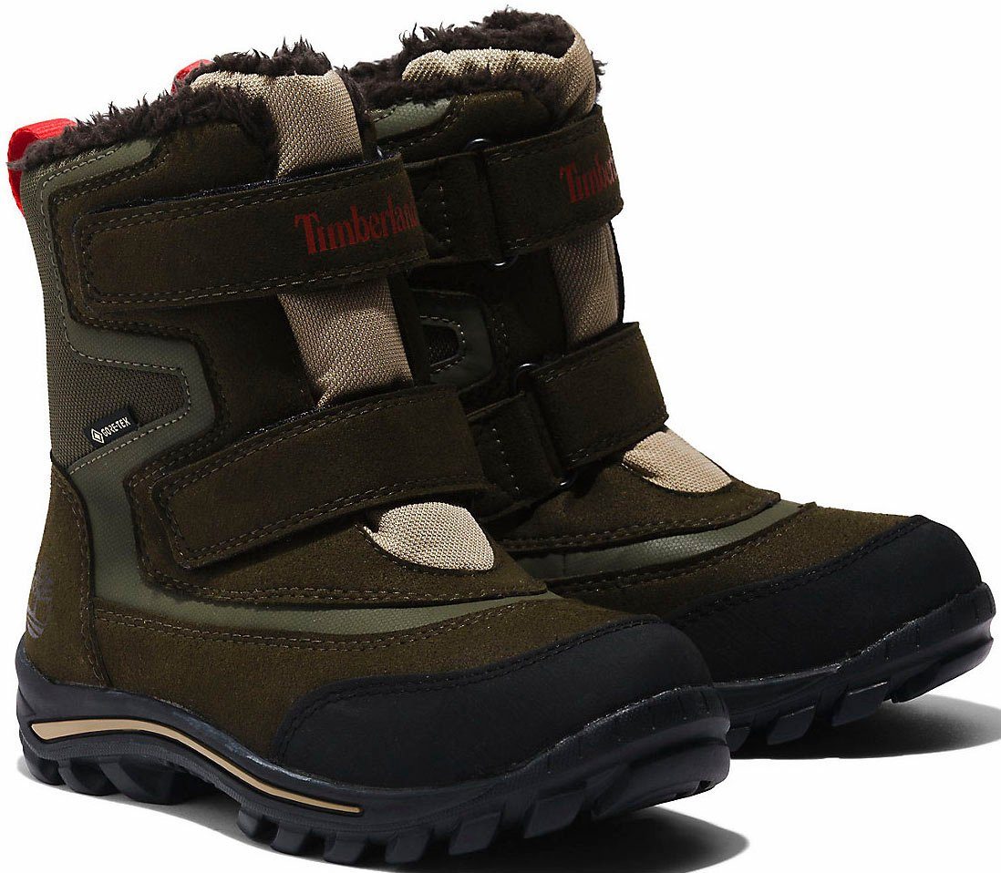 Timberland Winterlaarzen CHILLBERGMID HOOK & LOOP GTX SNOW BOOT Snowboots, winterlaarzen, winterschoenen, gevoerd, waterdicht kinderen maat 40 EU