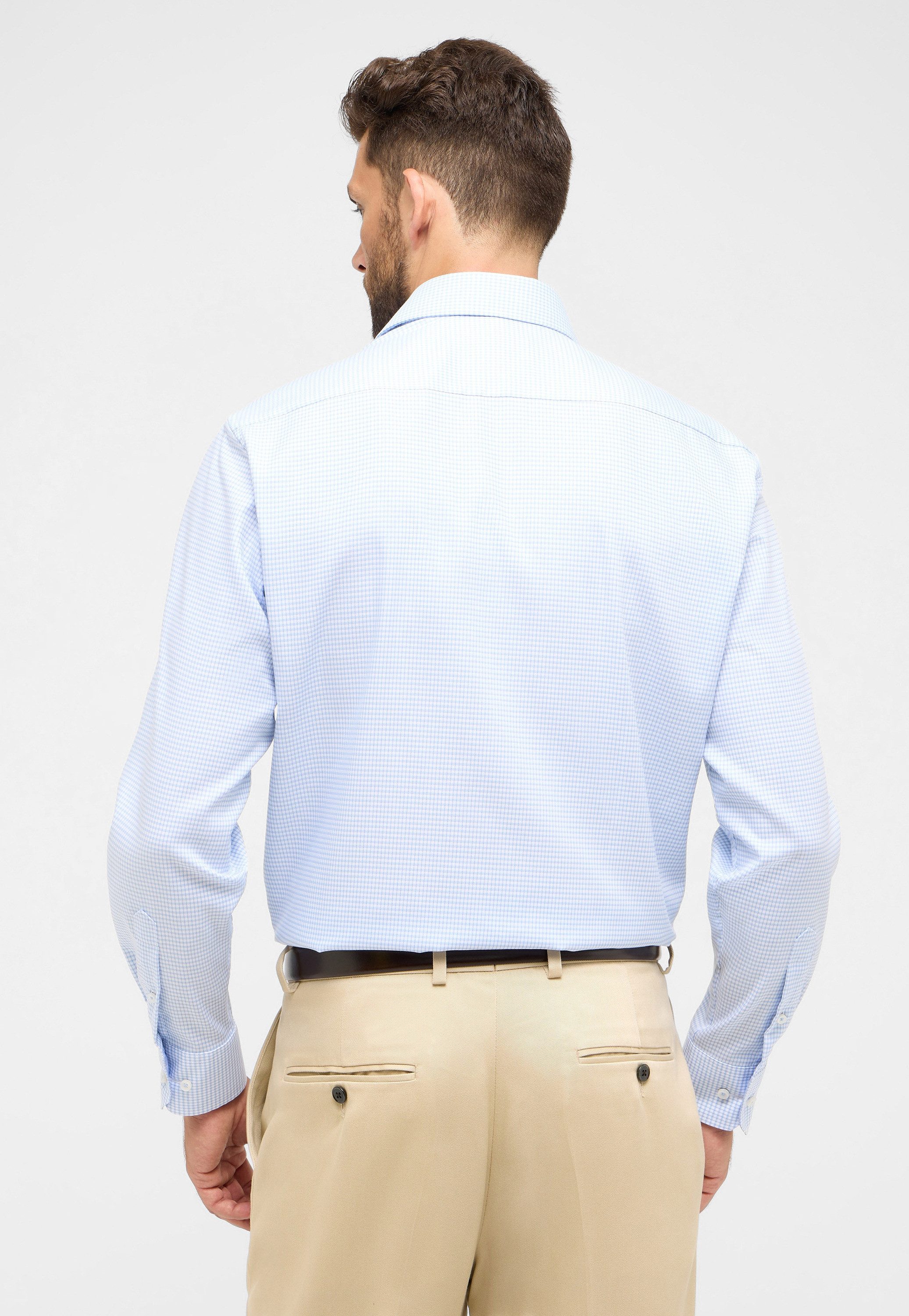 Eterna Overhemd met lange mouwen Comfort fit NON IRON (strijkvrij)