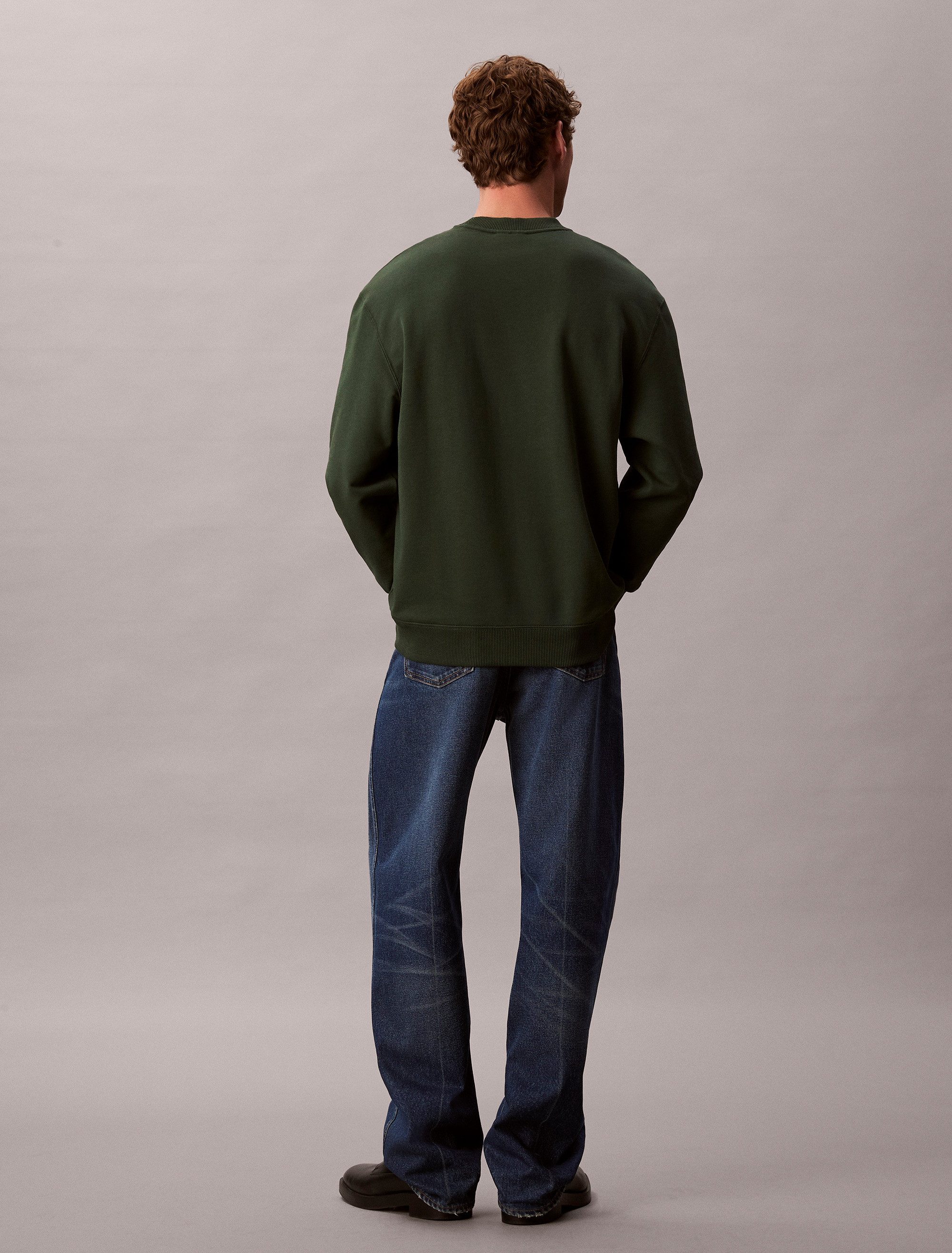 Calvin Klein Sweatshirt 400GSM TRRY BDG CRWN