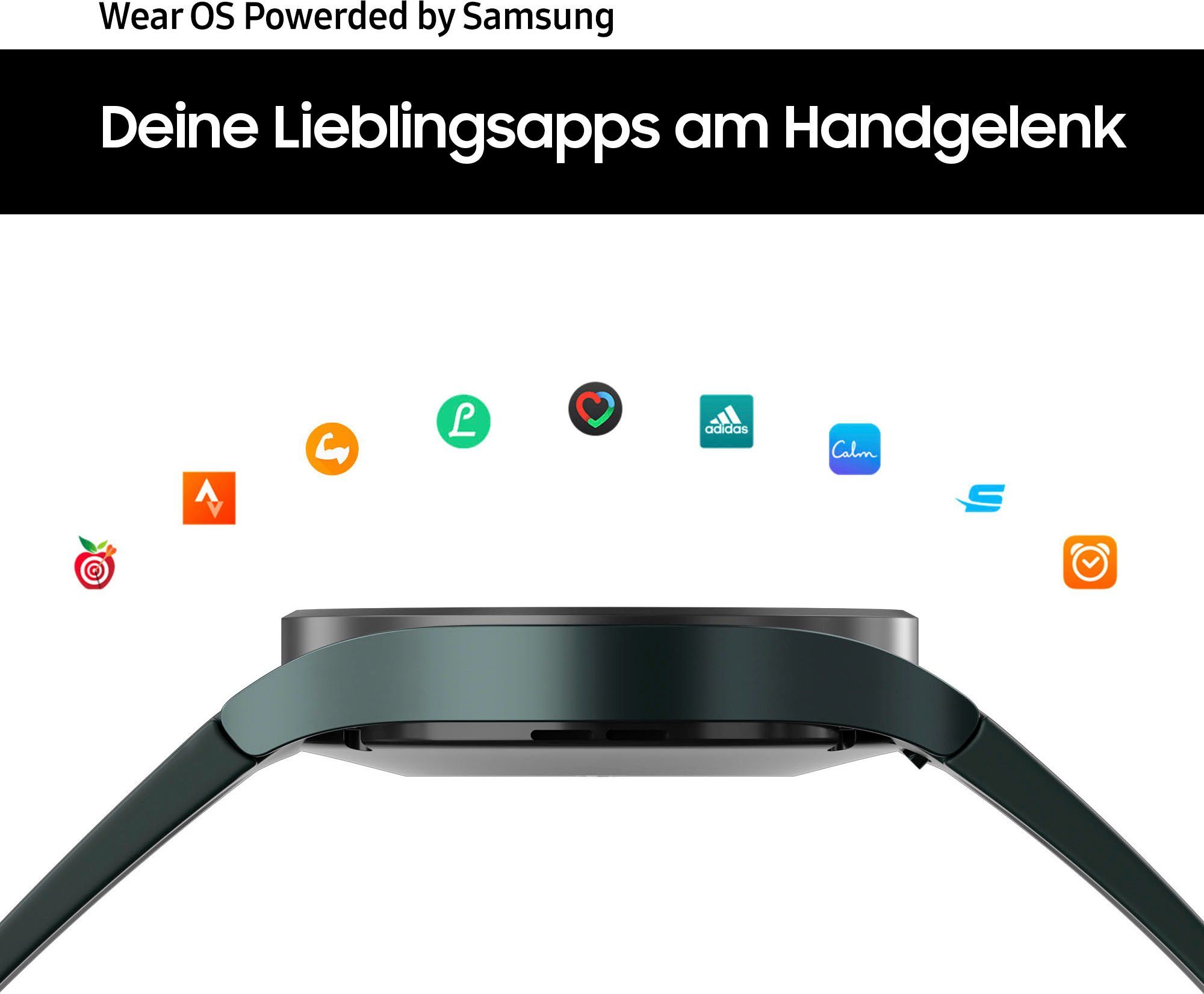 Samsung Smartwatch Galaxy Watch 4-40mm BT Fitnesshorloge, fitness-tracker, gezondheidsfuncties