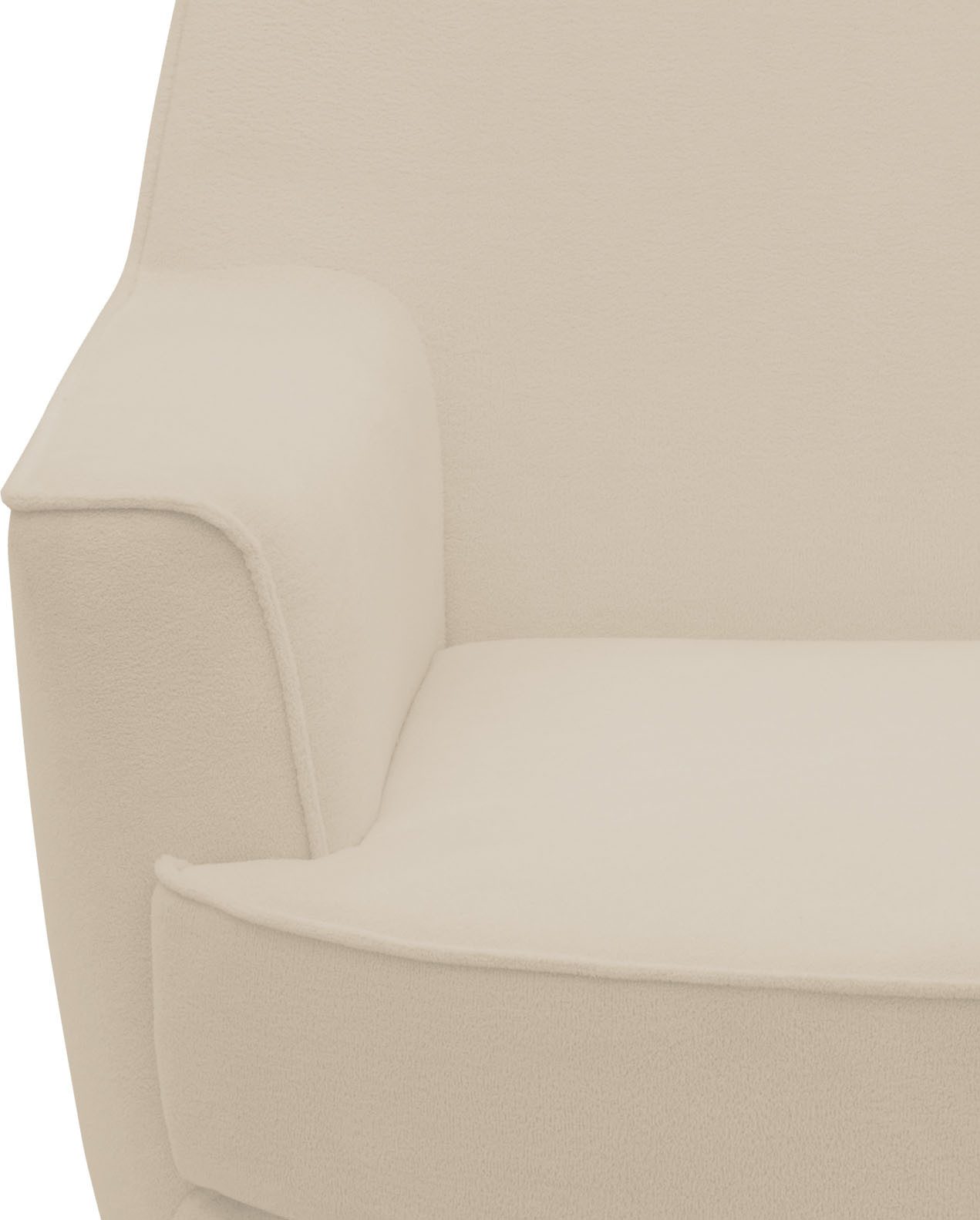 INOSIGN Draaibare fauteuil HETTY, draaistoel met schommelfunctie, leesstoel in cord en microvezel (1 stuk)