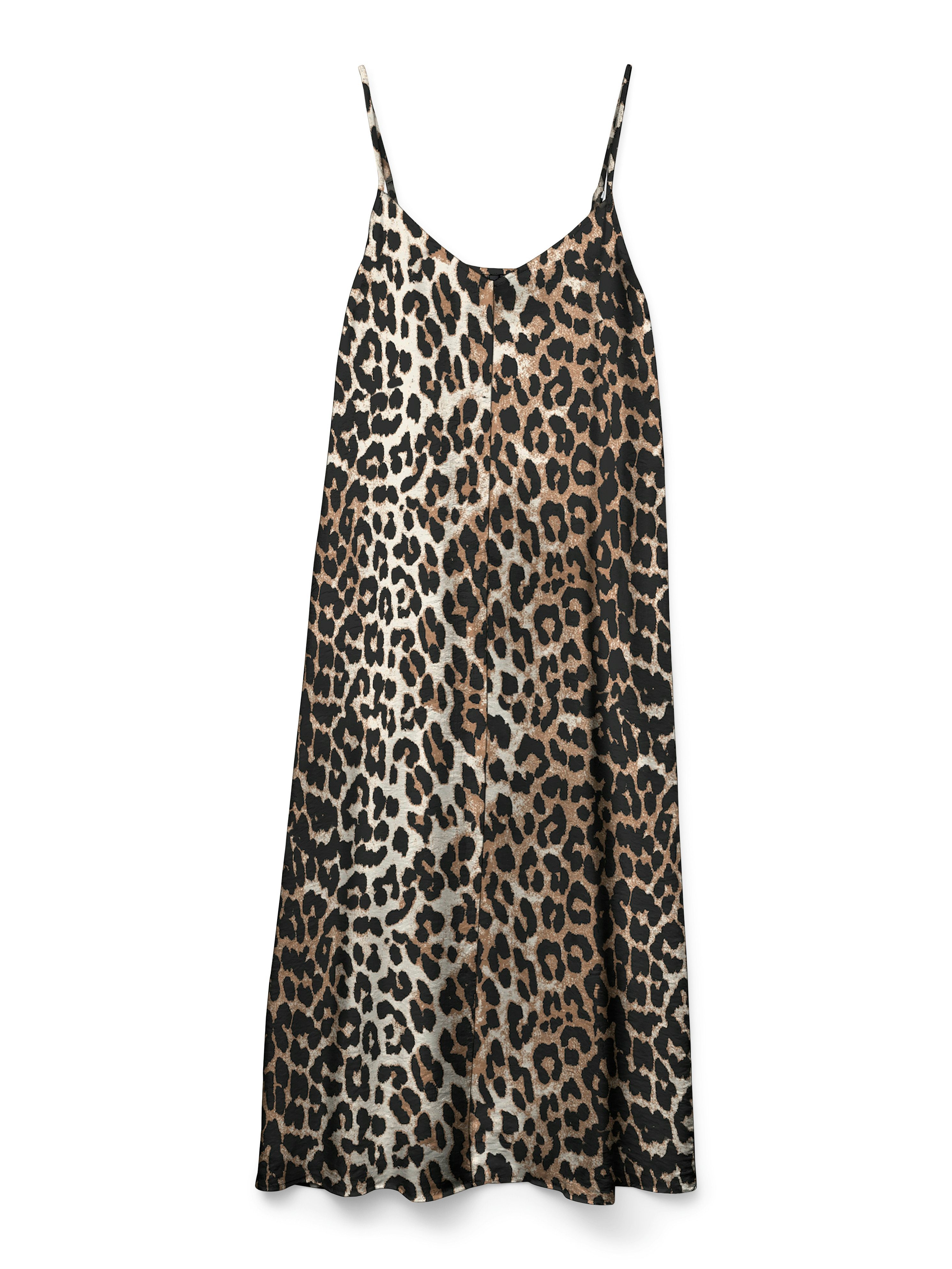 Vero Moda Jurk met spaghettibandjes VMJOSIE CALF SINGLET DRESS WVN GA NOOS