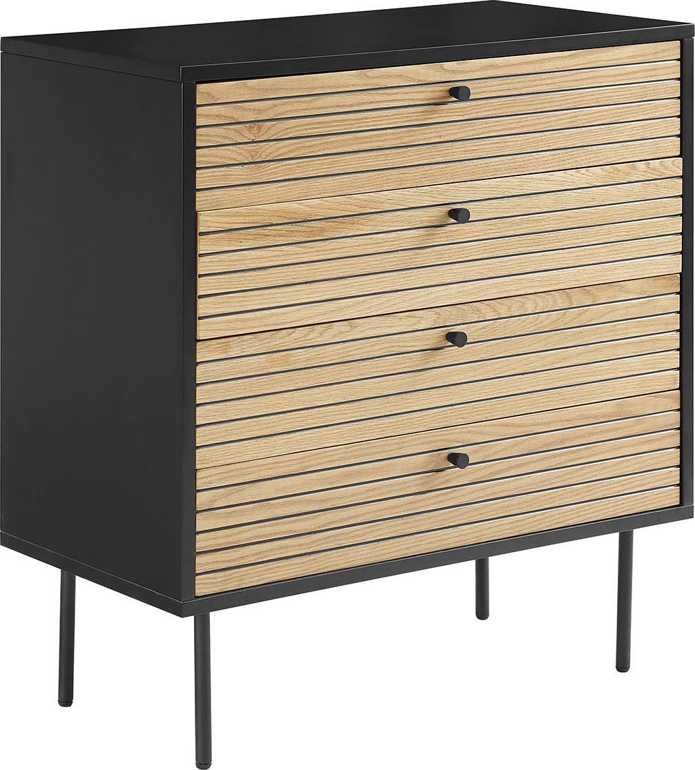 SalesFever Kast in scandi design dressoirs zwart