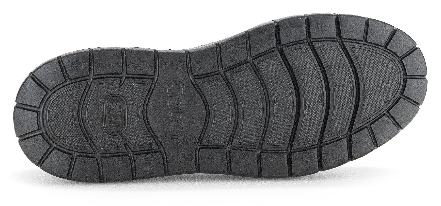 Gabor Plateausneakers plateau, vrijetijdsschoen, lage schoen, veterschoen met best fitting