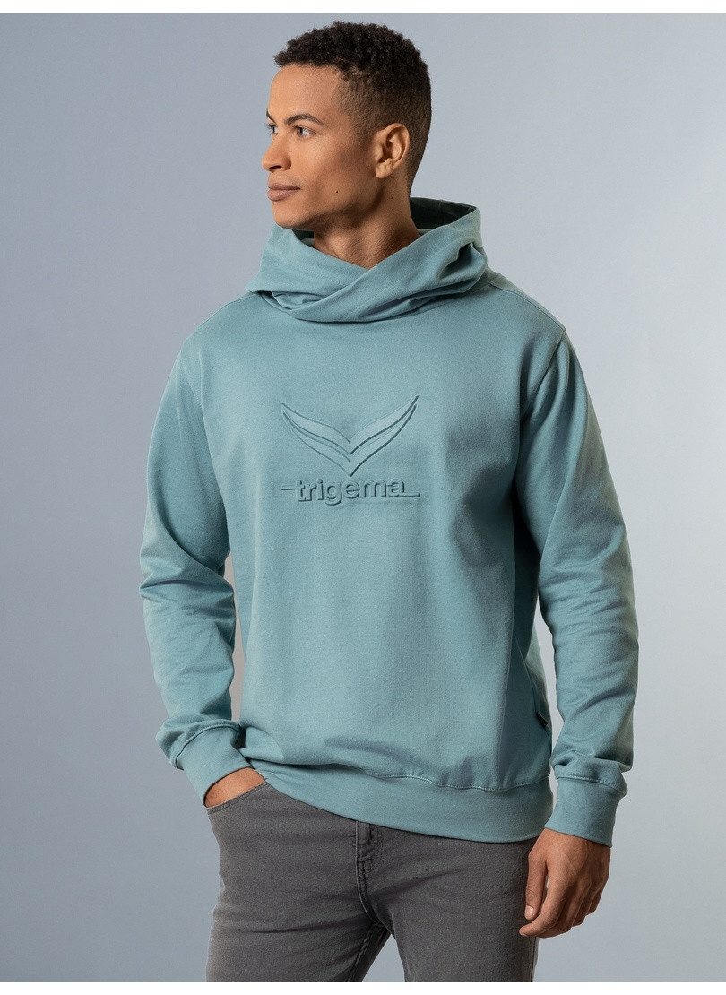 Trigema Hoodie met groot 3D-motief