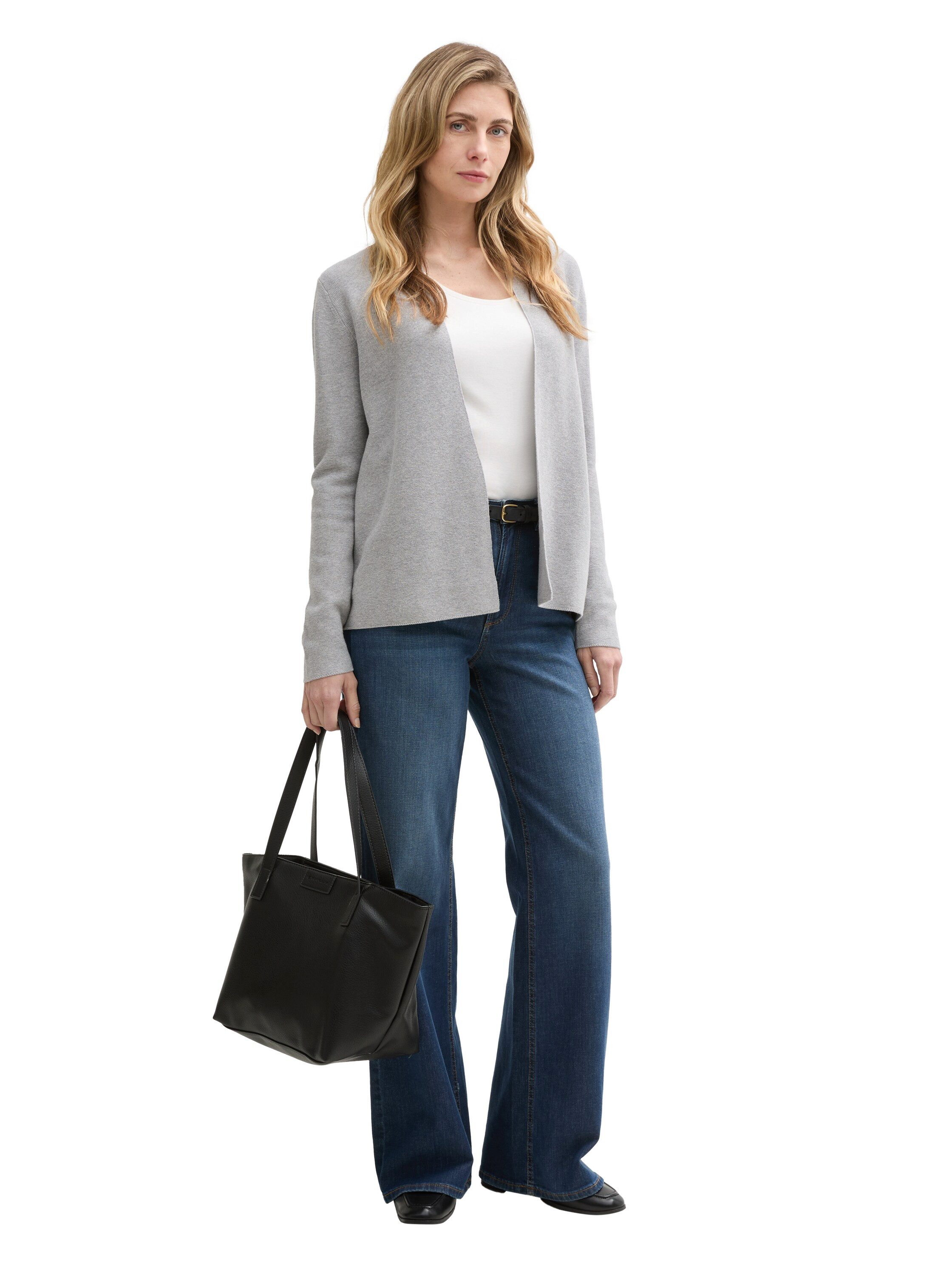 Tom Tailor Cardigan met een fijne structuur