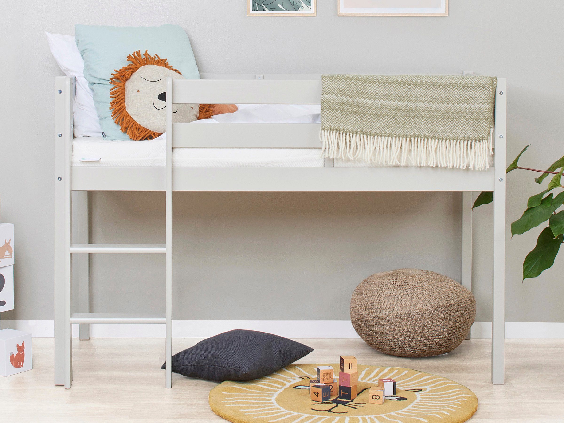 Hoppekids Speelbed ECO COMFORT, hoogslaper, deelbaar in 2 eenpersoonsbedden
