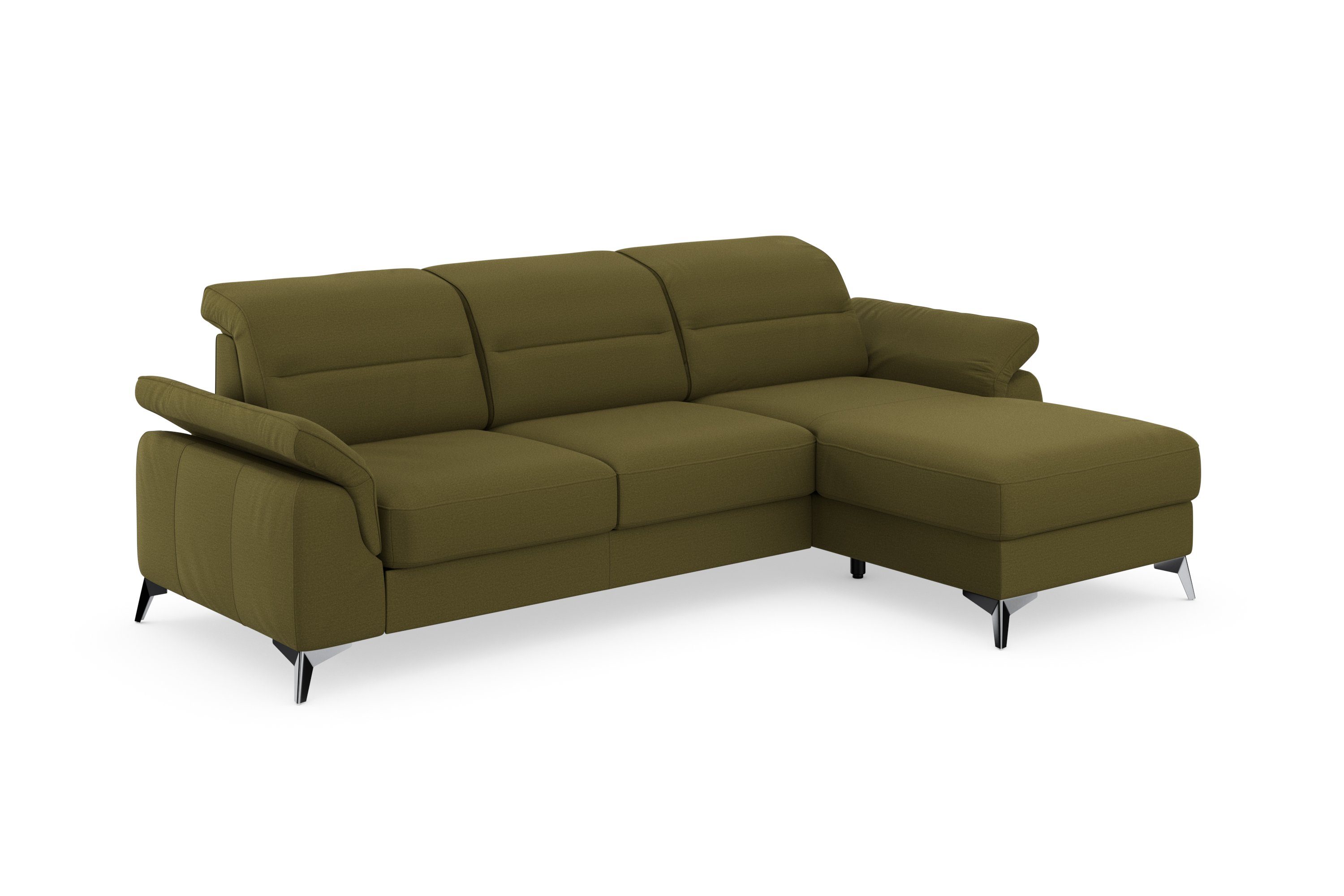 sit&more Hoekbank Sinatra L-vorm met récamier, optioneel met verstelbare hoofdsteun en armleuning