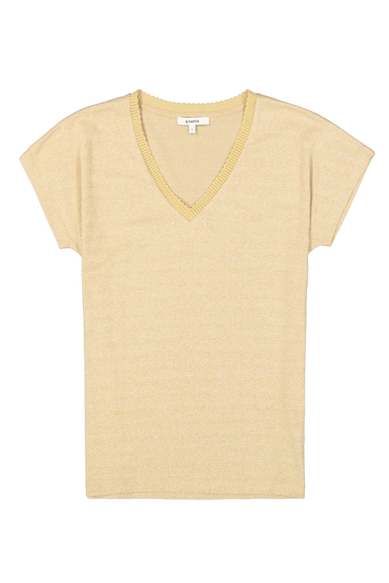 Garcia Shirt met V-hals