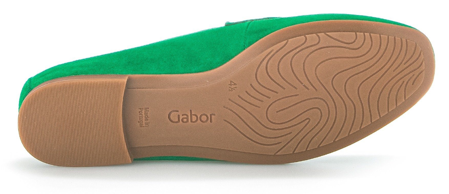 Gabor Loafers Slipper, business schoen met versierband en blokhak